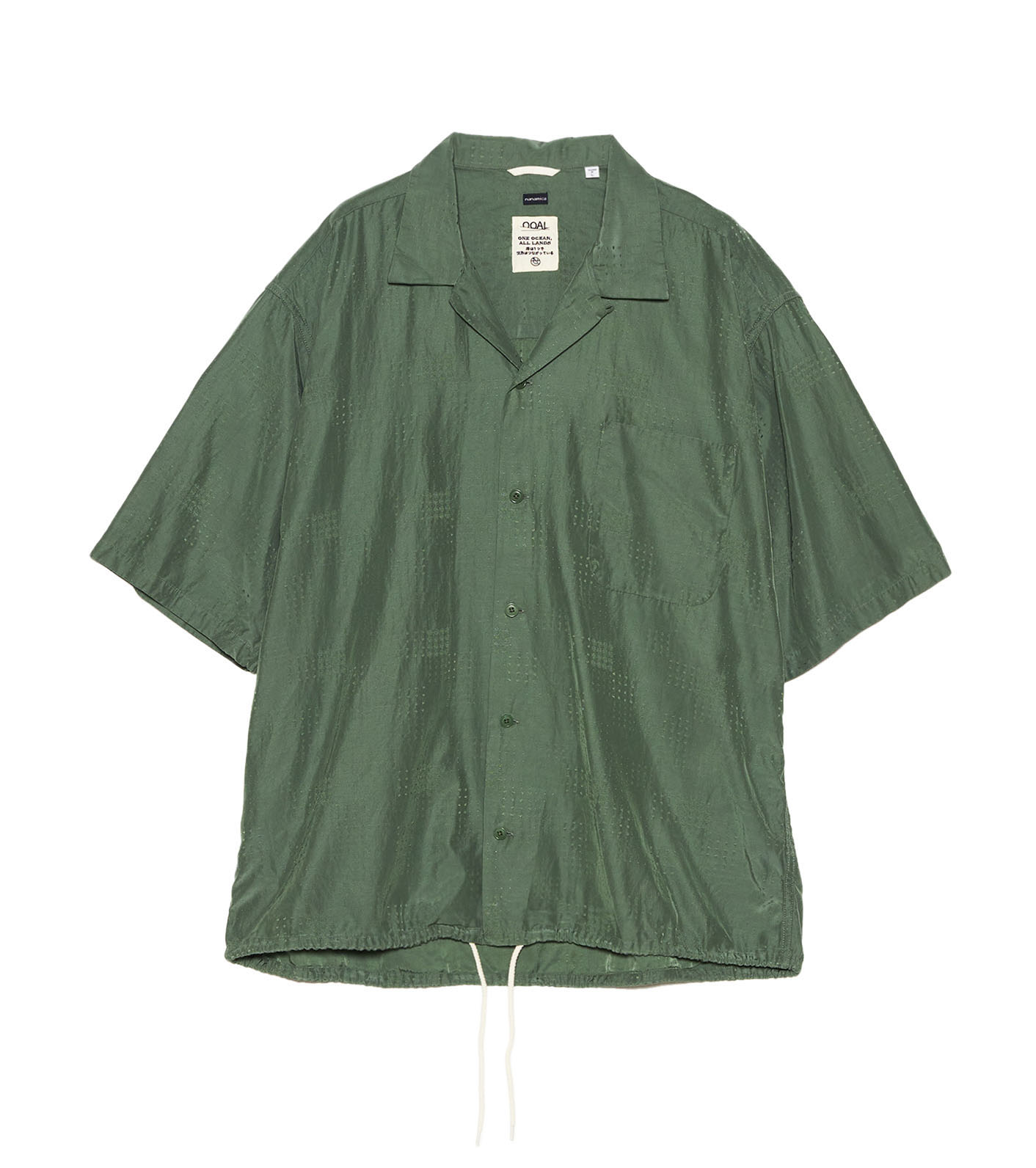 Open Collar S/S Shirt