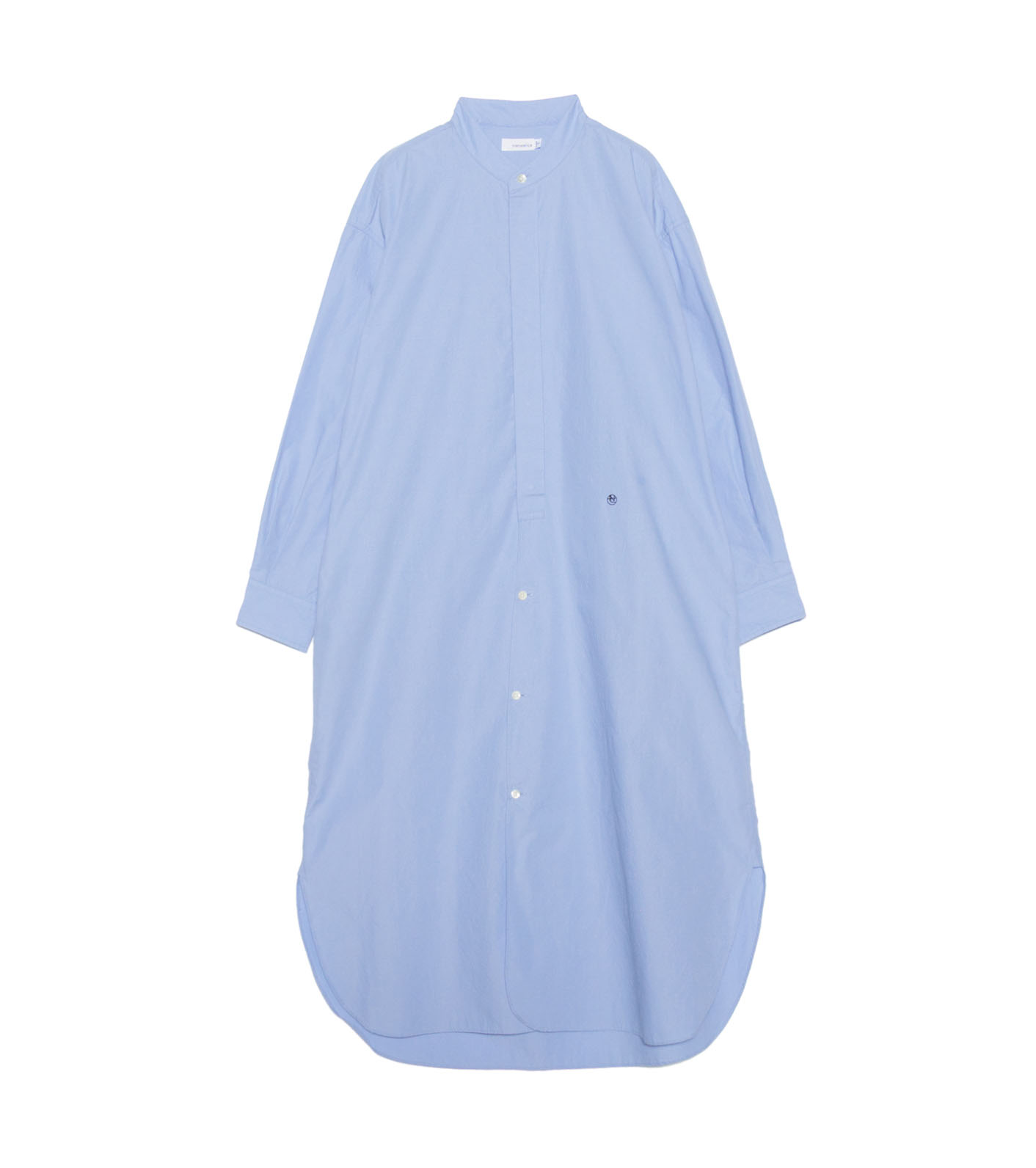 Band Collar Wind Shirt Dress