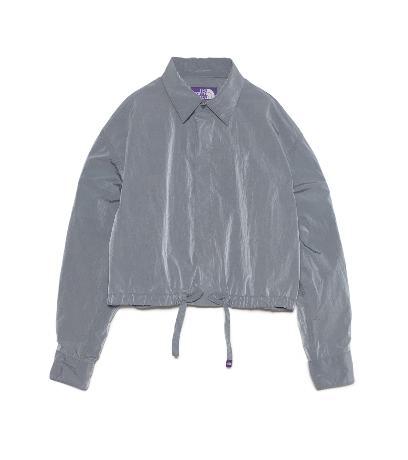 Nylon Taffeta Field Cropped Shirt Jacket