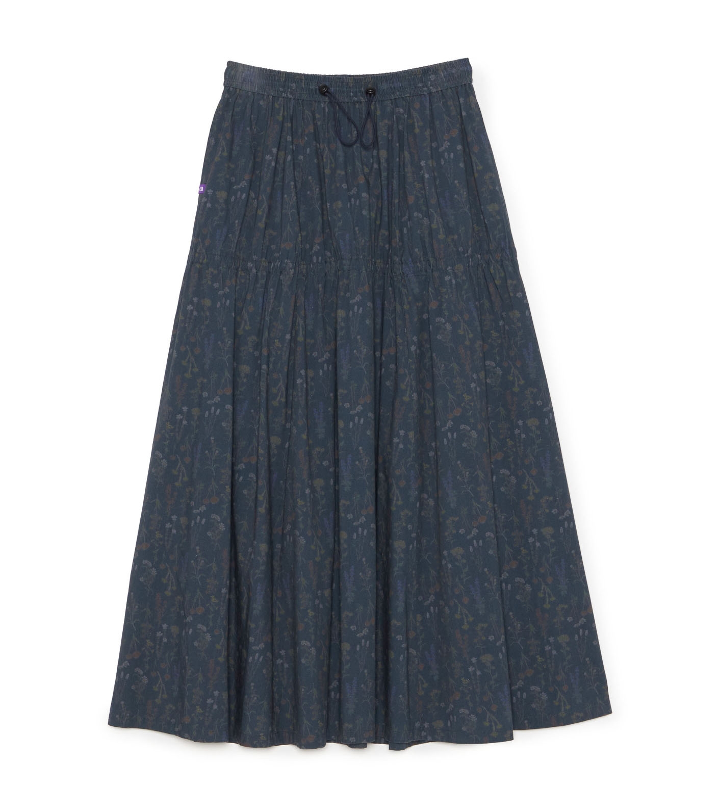 Flower Printed Field Tiered Skirt