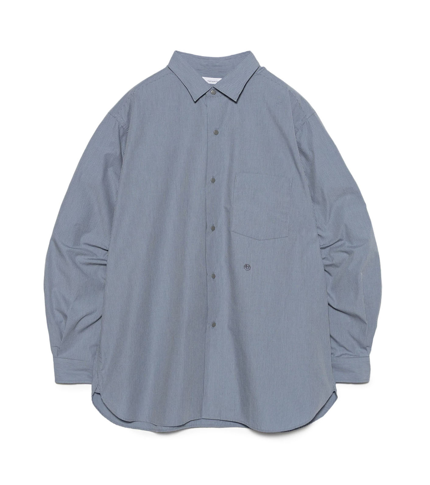 Regular Collar Striped Wind Shirt