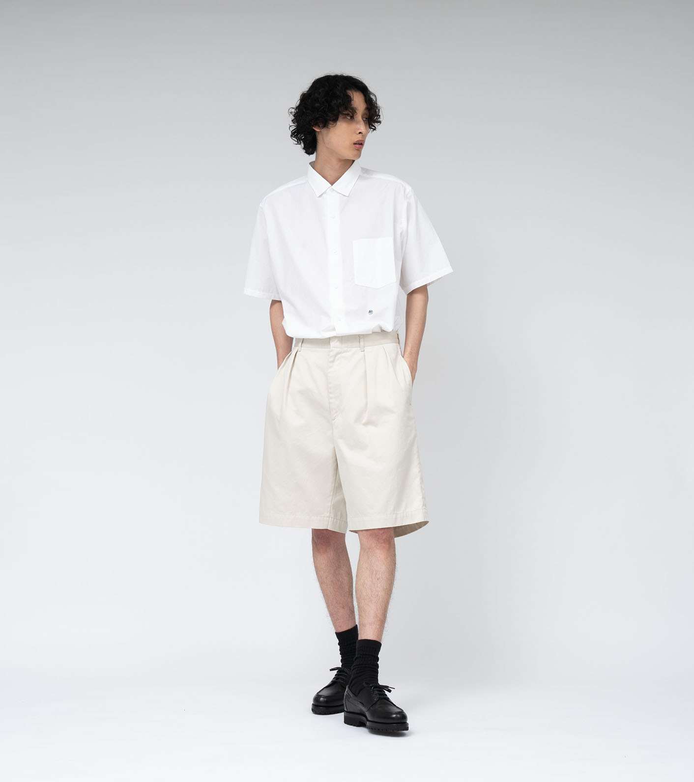 Regular Collar Wind S/S Shirt