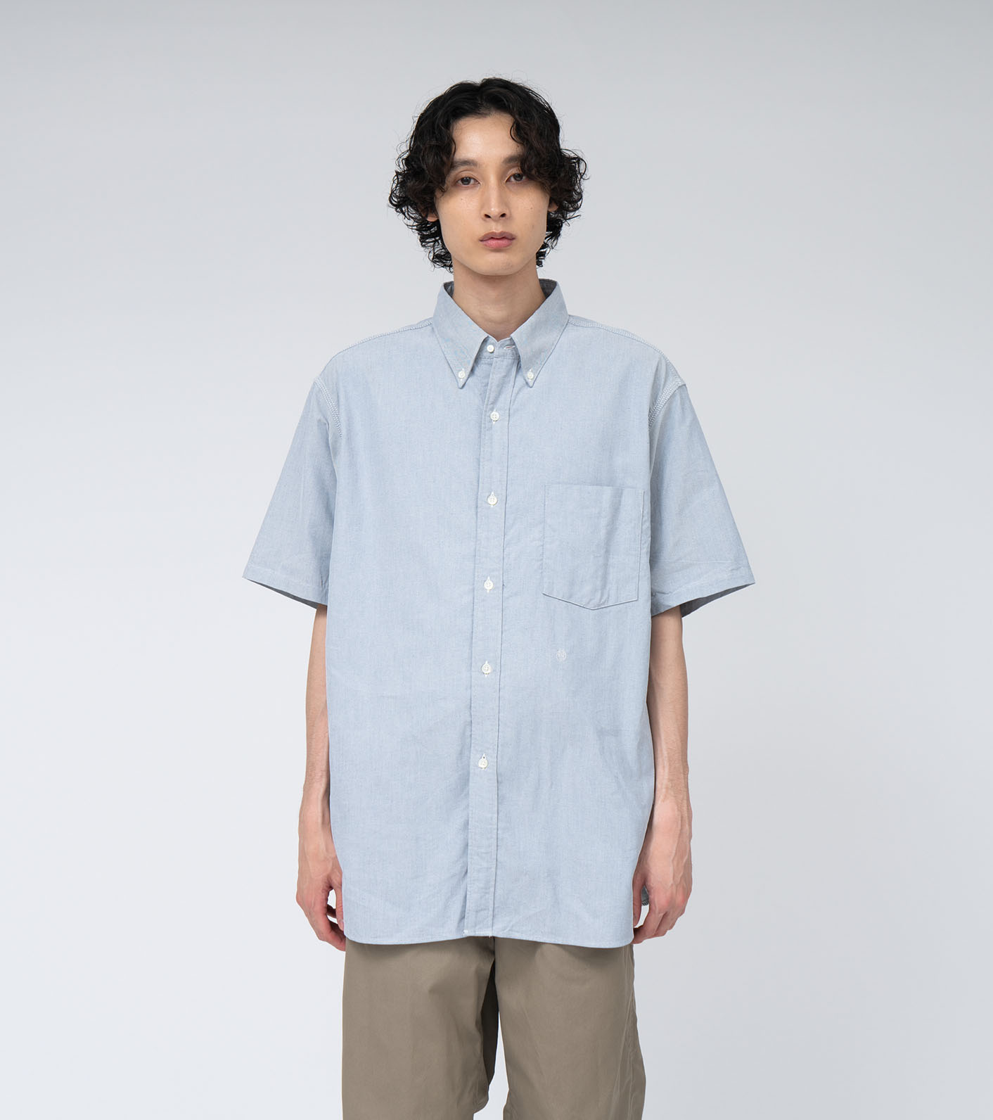 Button Down Wind S/S Shirt