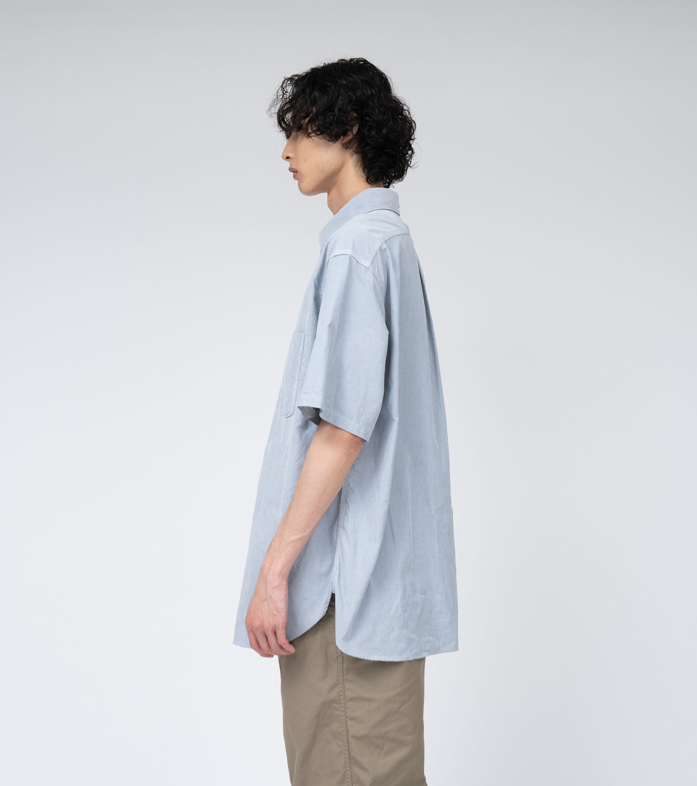 Button Down Wind S/S Shirt