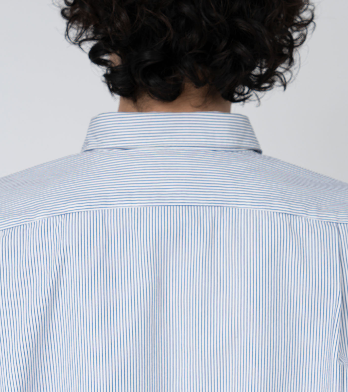 Regular Collar Stripe Wind Shirt