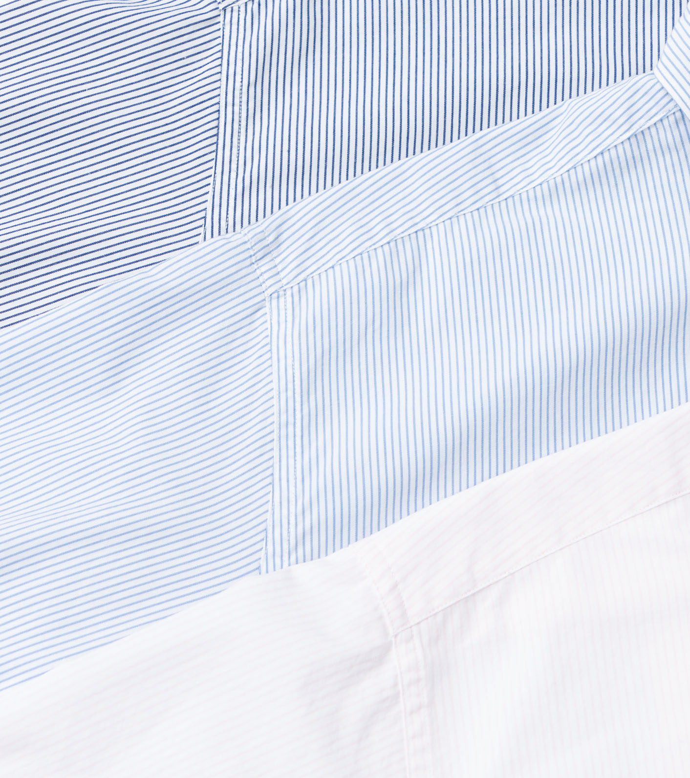 Regular Collar Stripe Wind Shirt