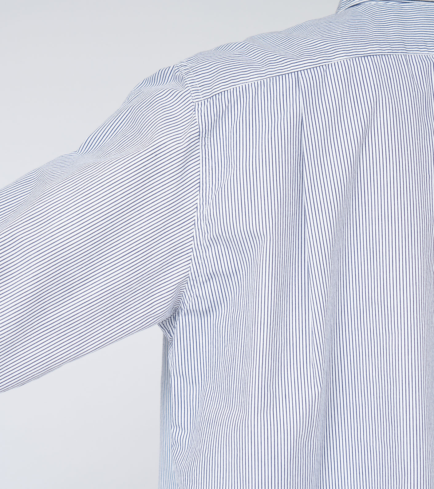 Regular Collar Stripe Wind Shirt