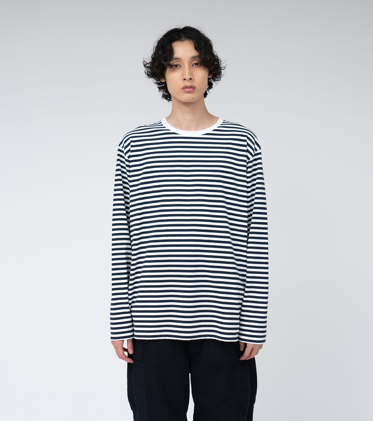COOLMAX Stripe Jersey L/S Tee