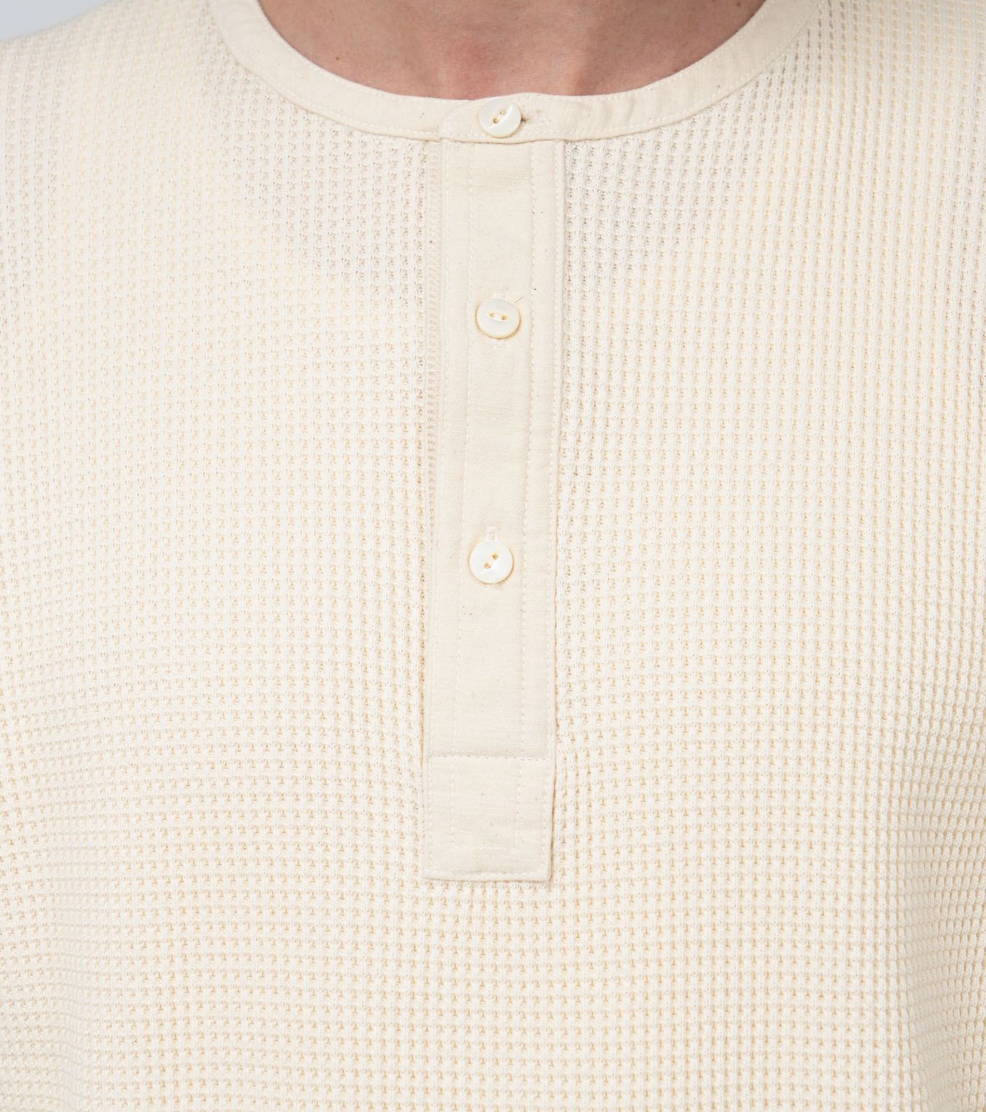 Henry Neck Thermal Sweat Tee