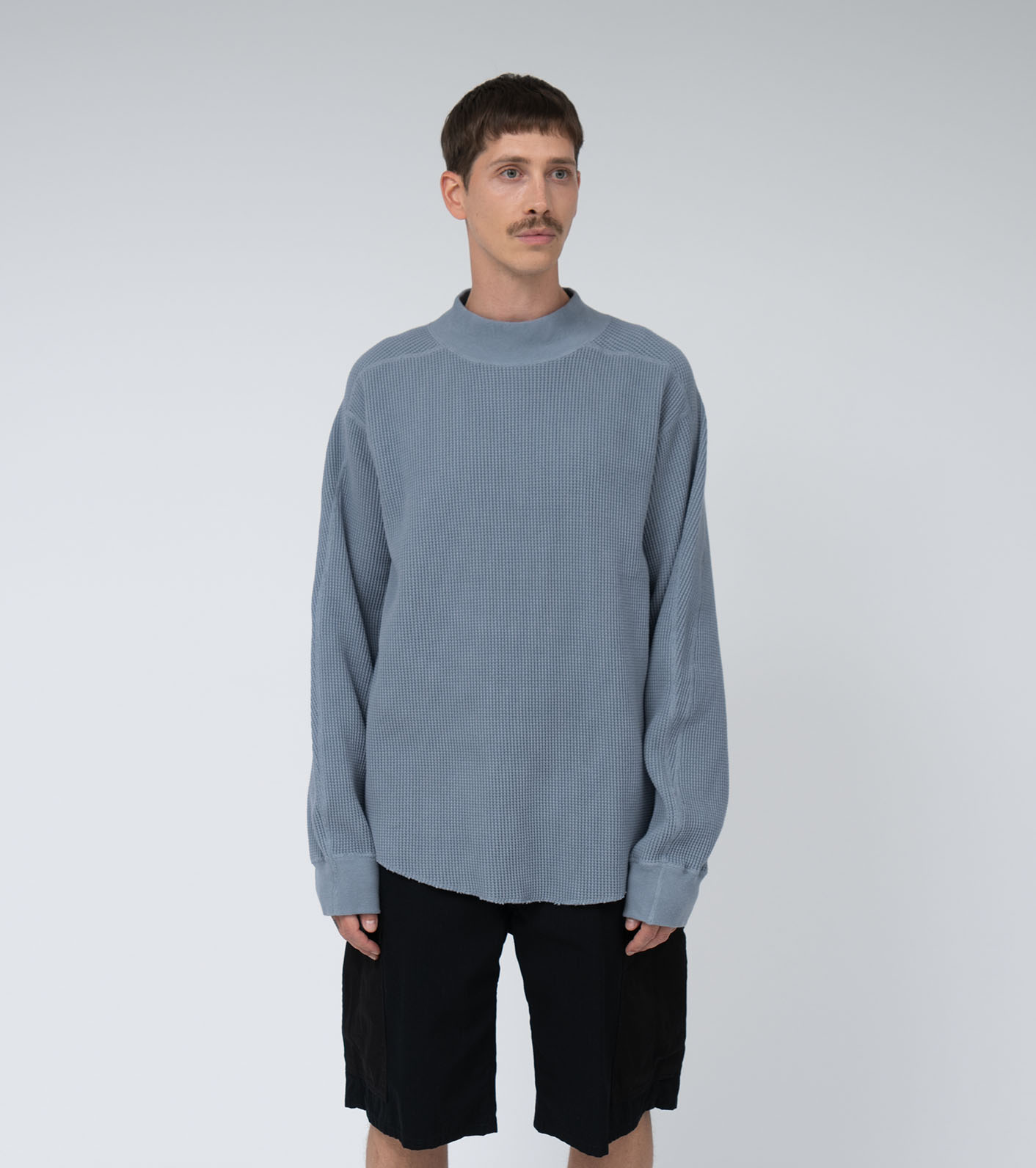 Mock Neck Thermal Sweat
