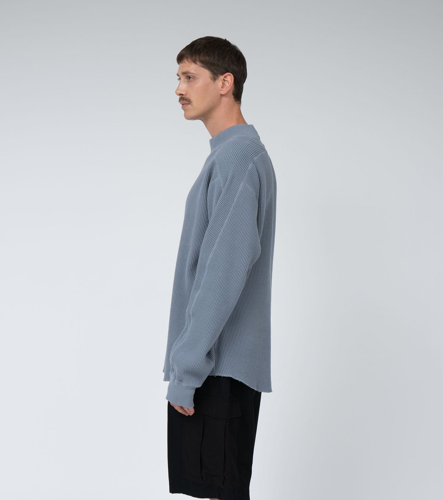 Mock Neck Thermal Sweat