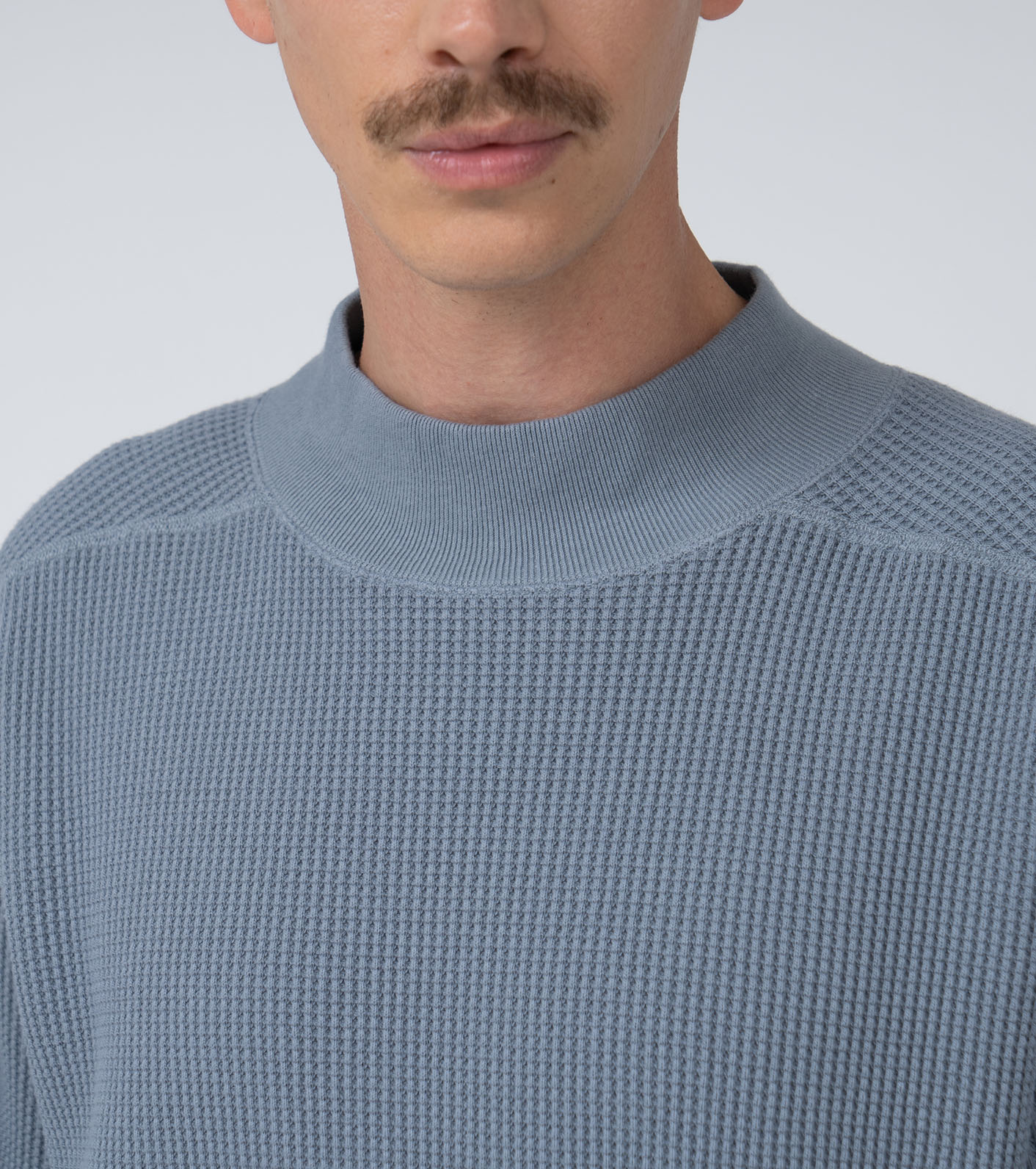 Mock Neck Thermal Sweat