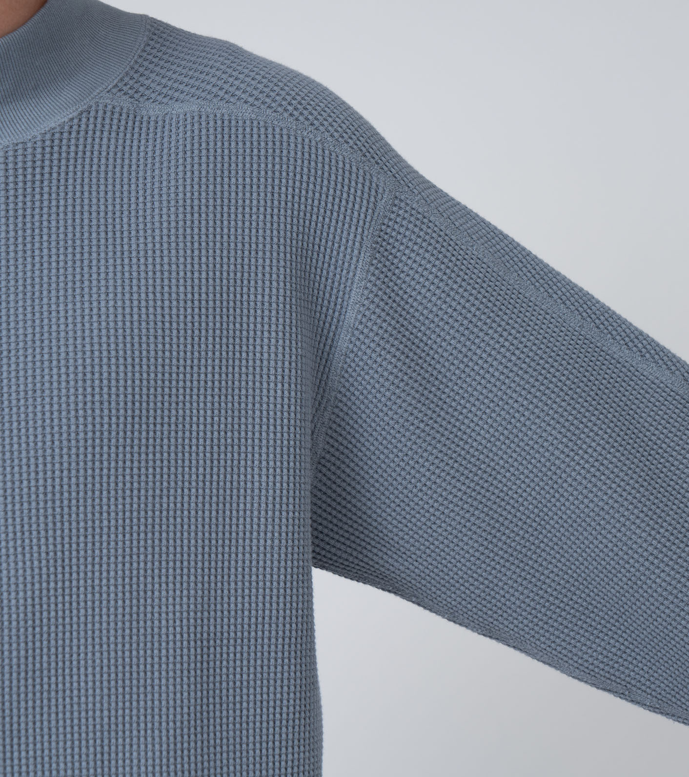 Mock Neck Thermal Sweat