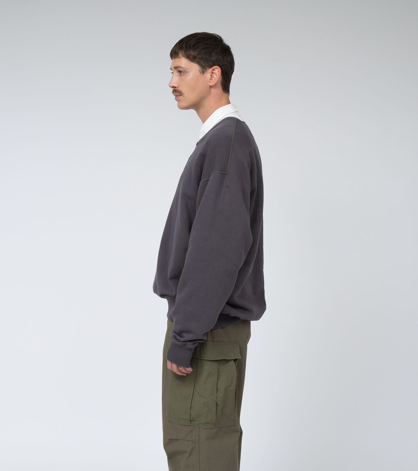 Reversible Half Zip Sweat