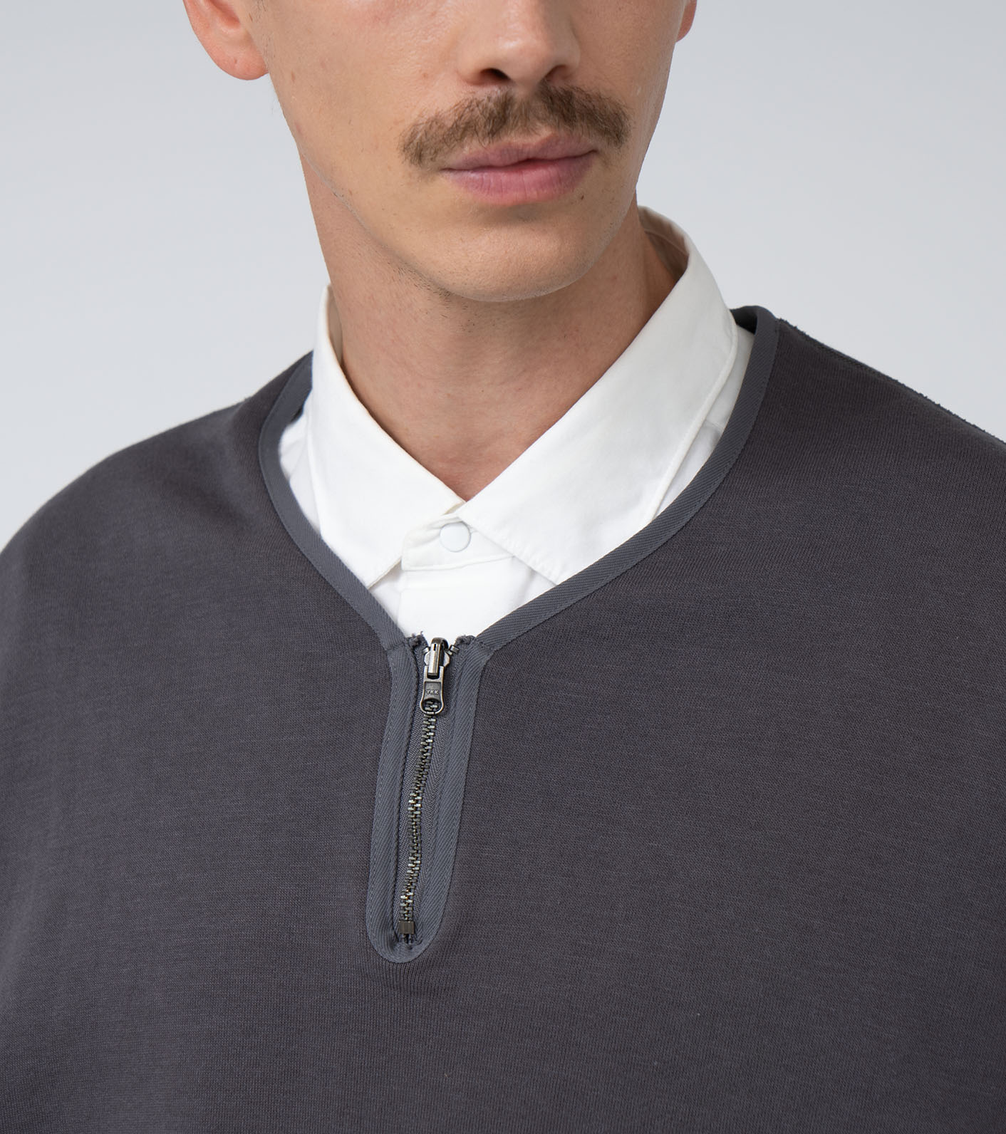 Reversible Half Zip Sweat