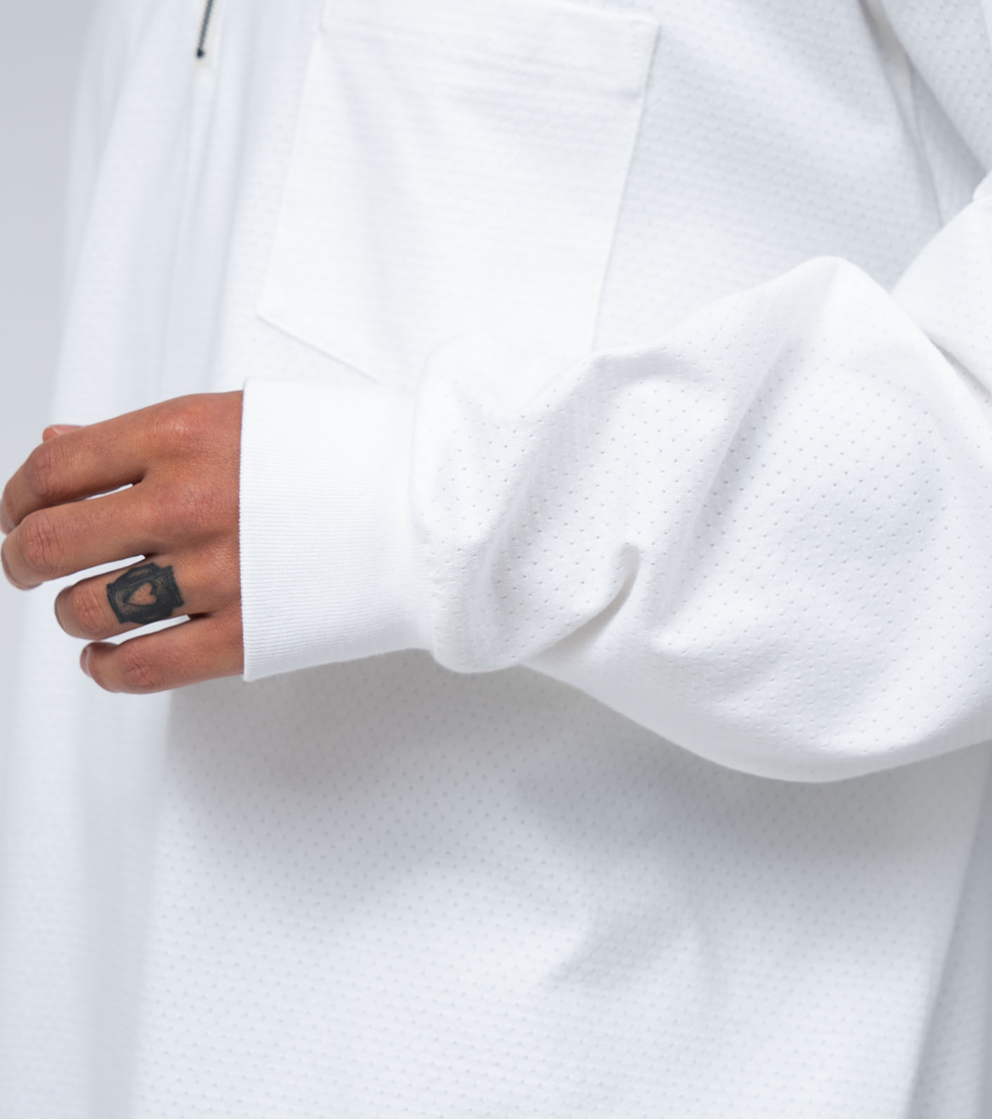 Half Zip L/S Tee