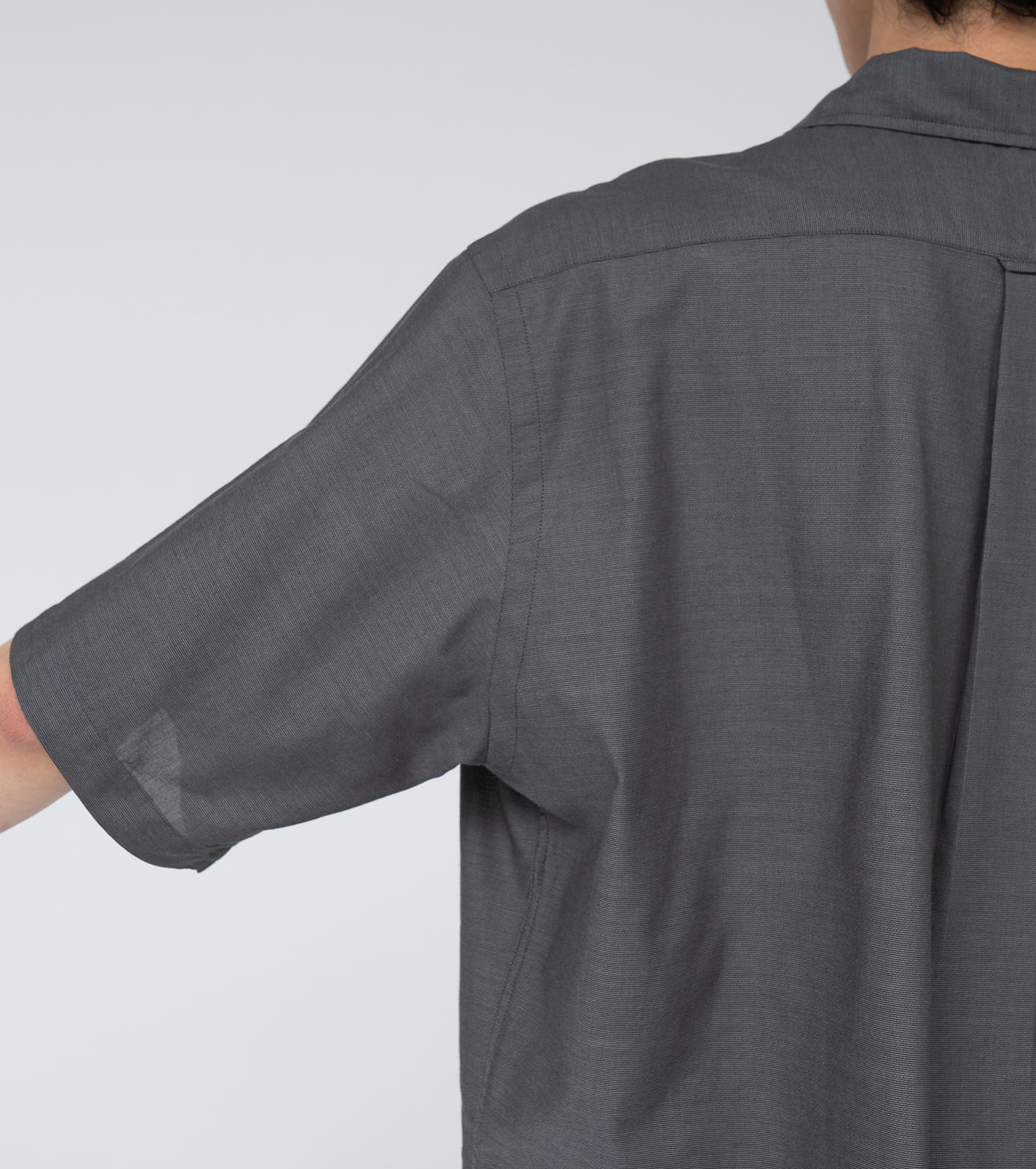 Open Collar Panama S/S Shirt