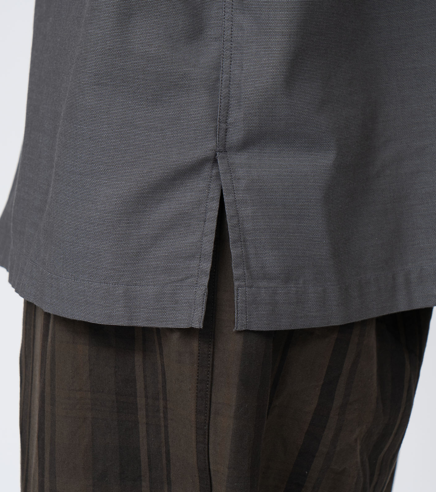 Open Collar Panama S/S Shirt
