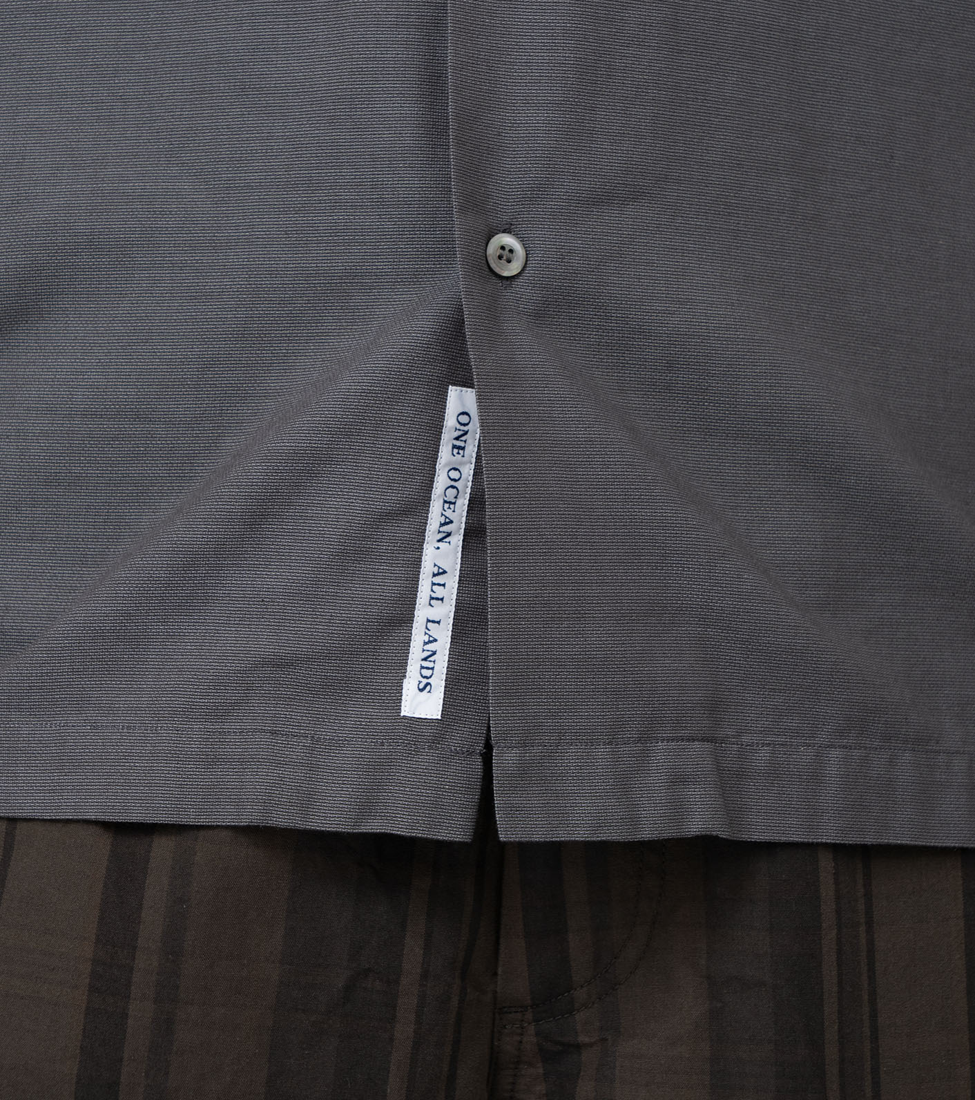 Open Collar Panama S/S Shirt