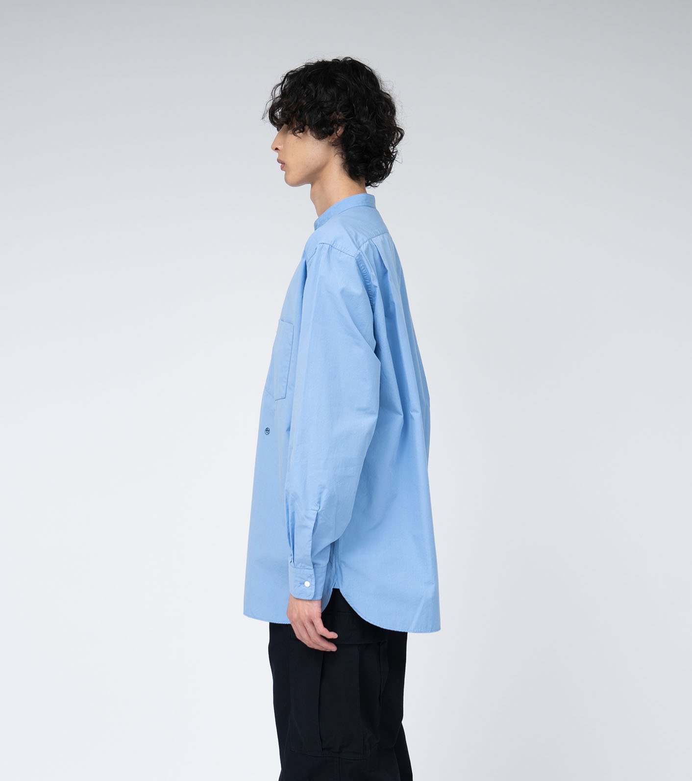 Band Collar Wind Shirt