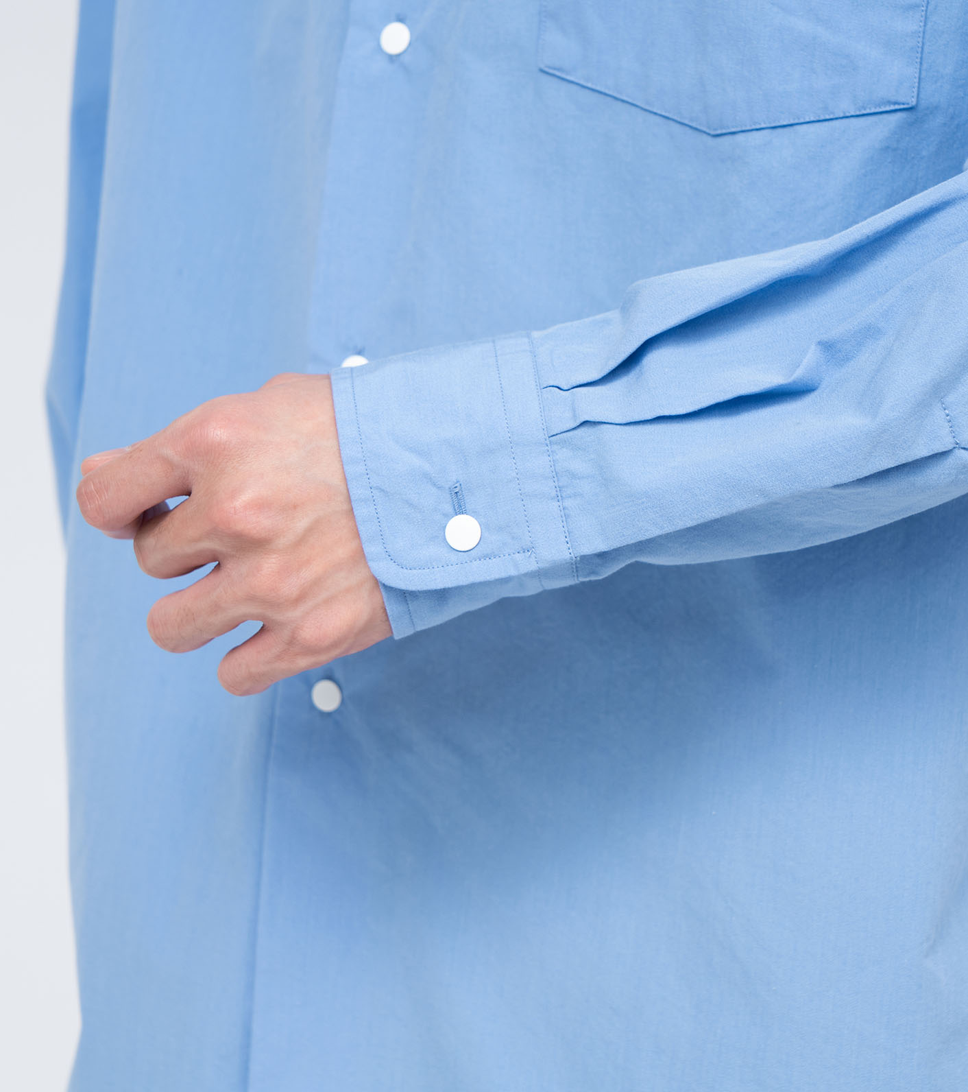 Band Collar Wind Shirt