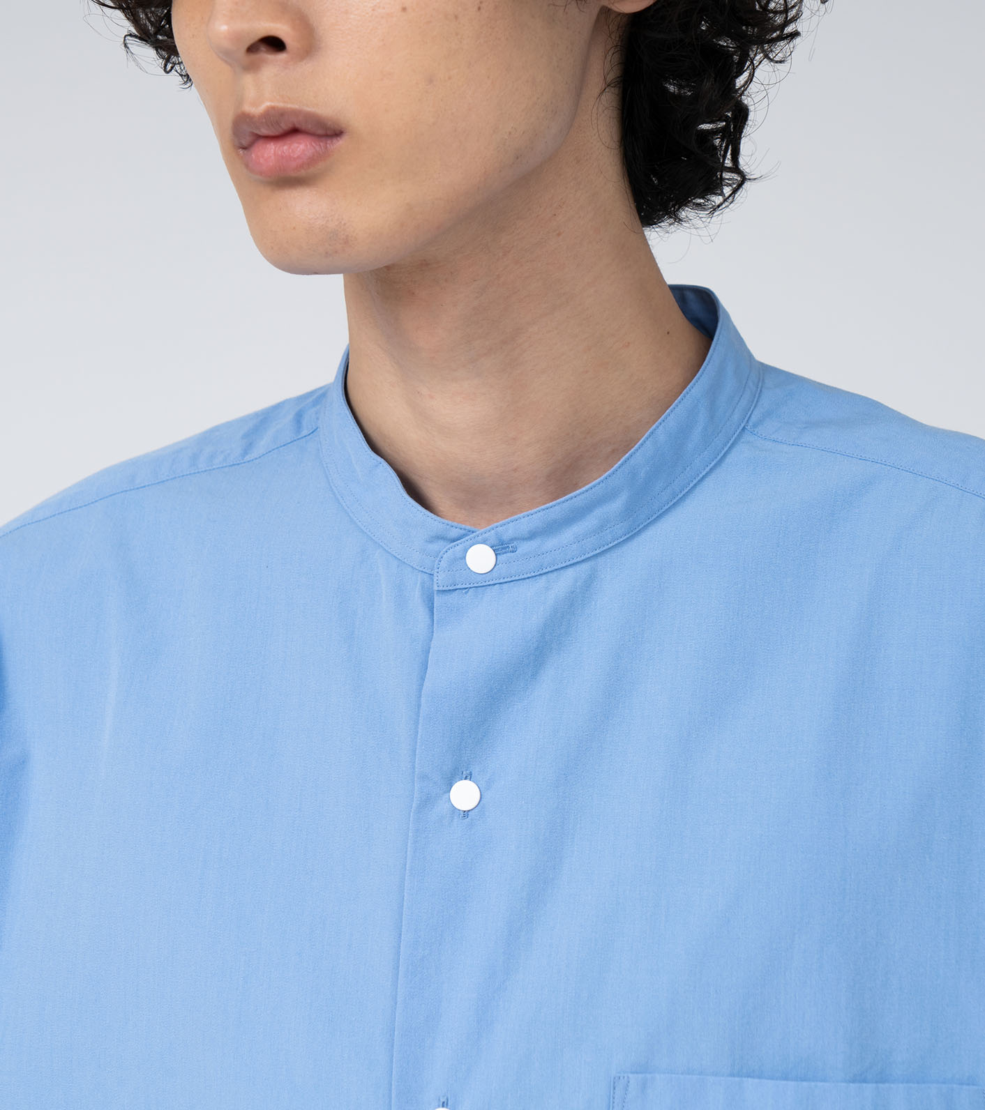 Band Collar Wind Shirt