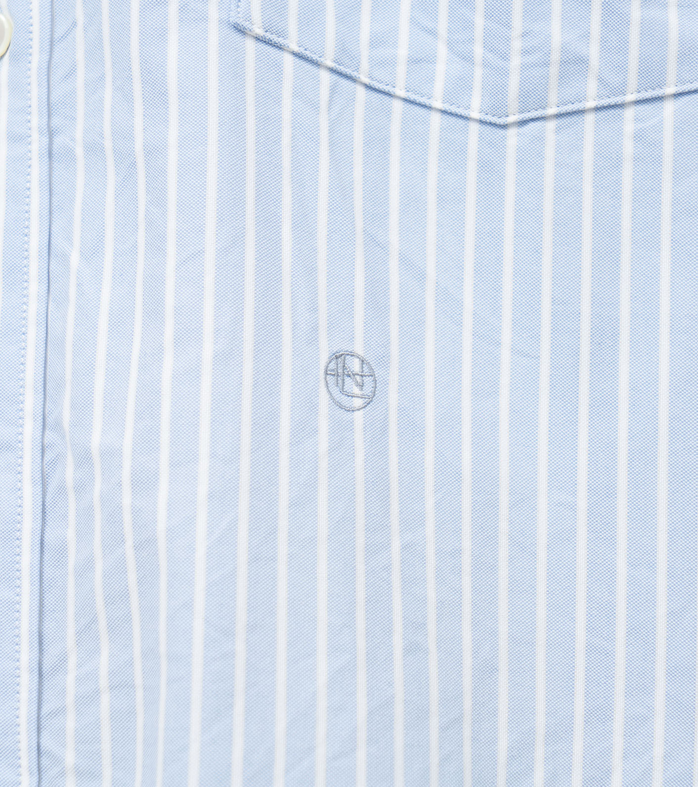 Button Down Stripe Wind Shirt