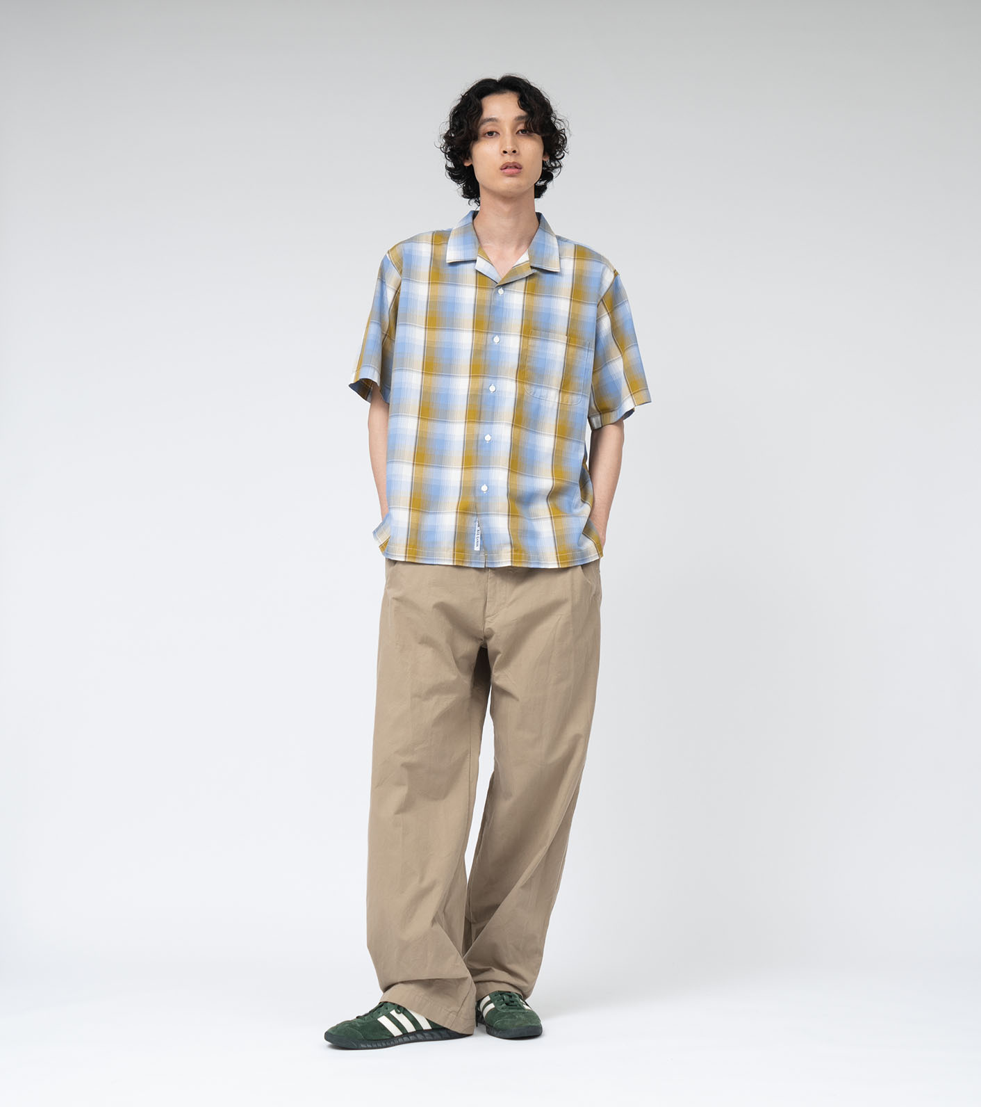 Open Collar Pique S/S Shirt