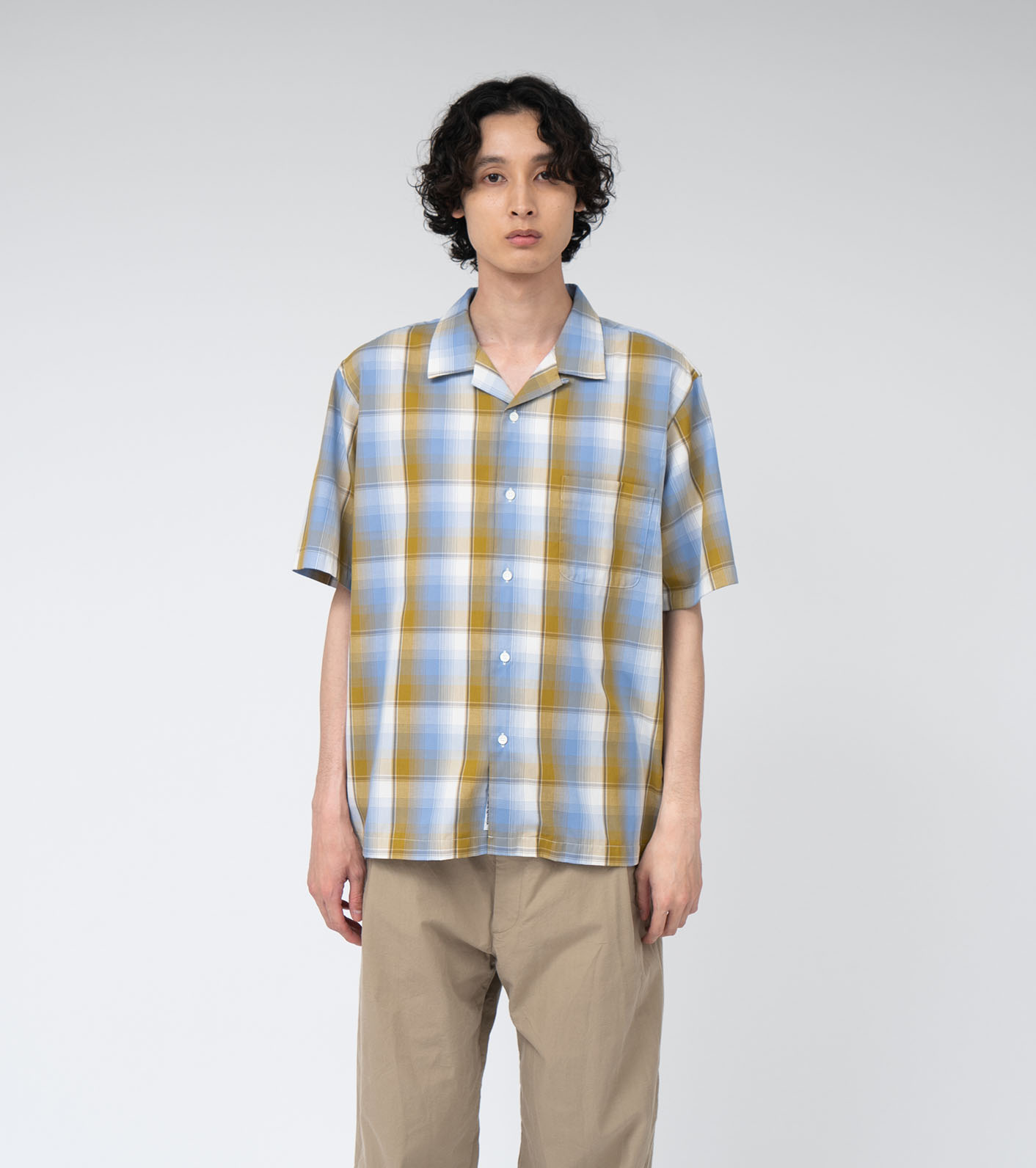Open Collar Pique S/S Shirt