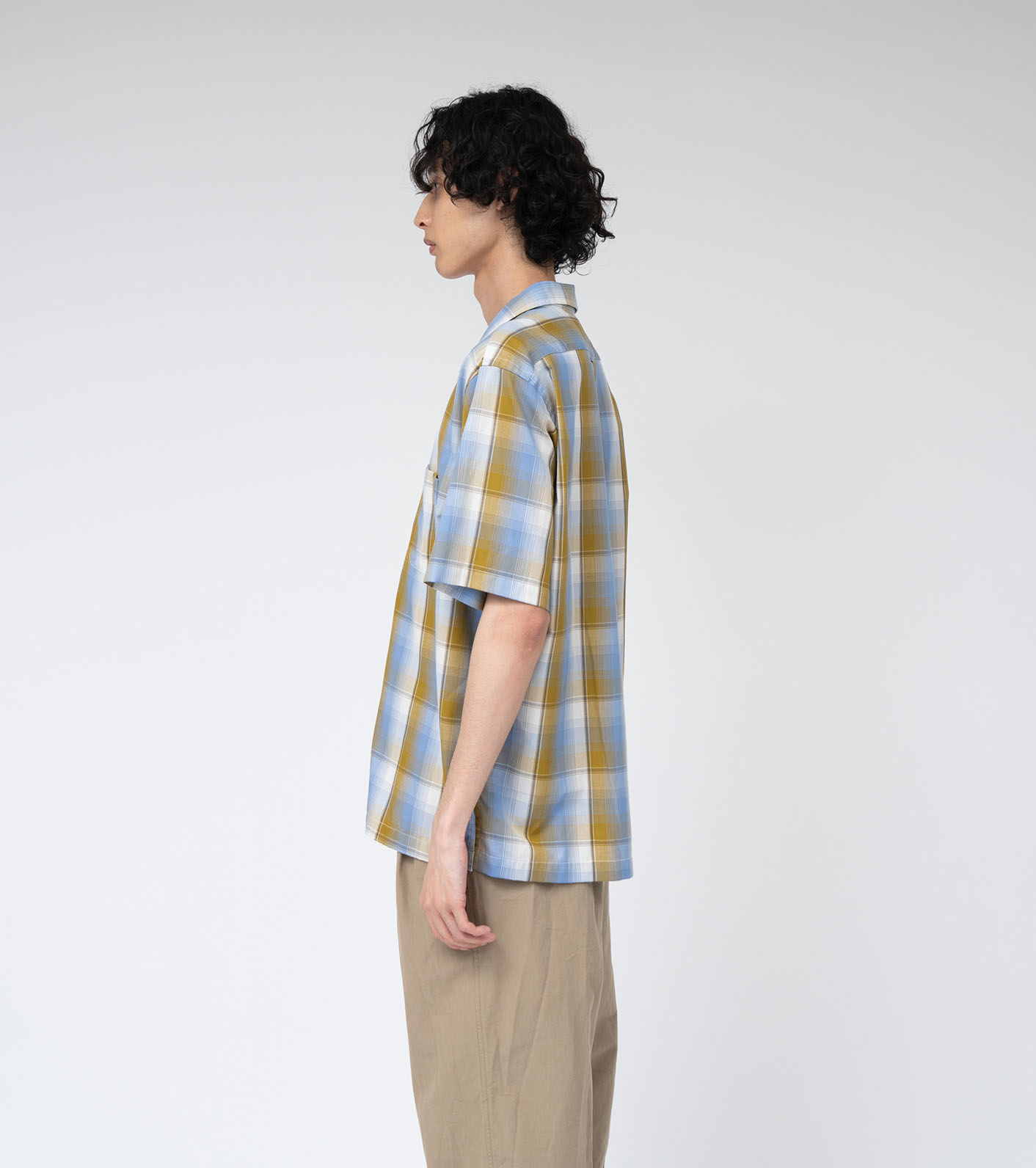 Open Collar Pique S/S Shirt