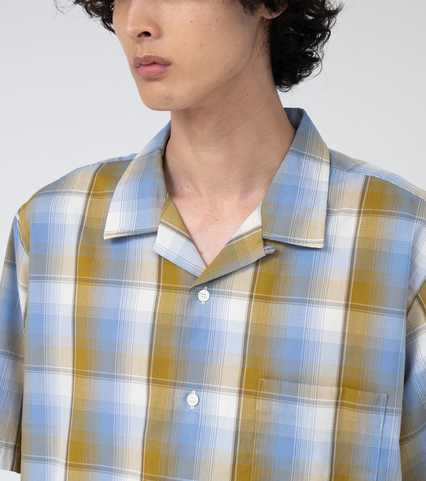 Open Collar Pique S/S Shirt