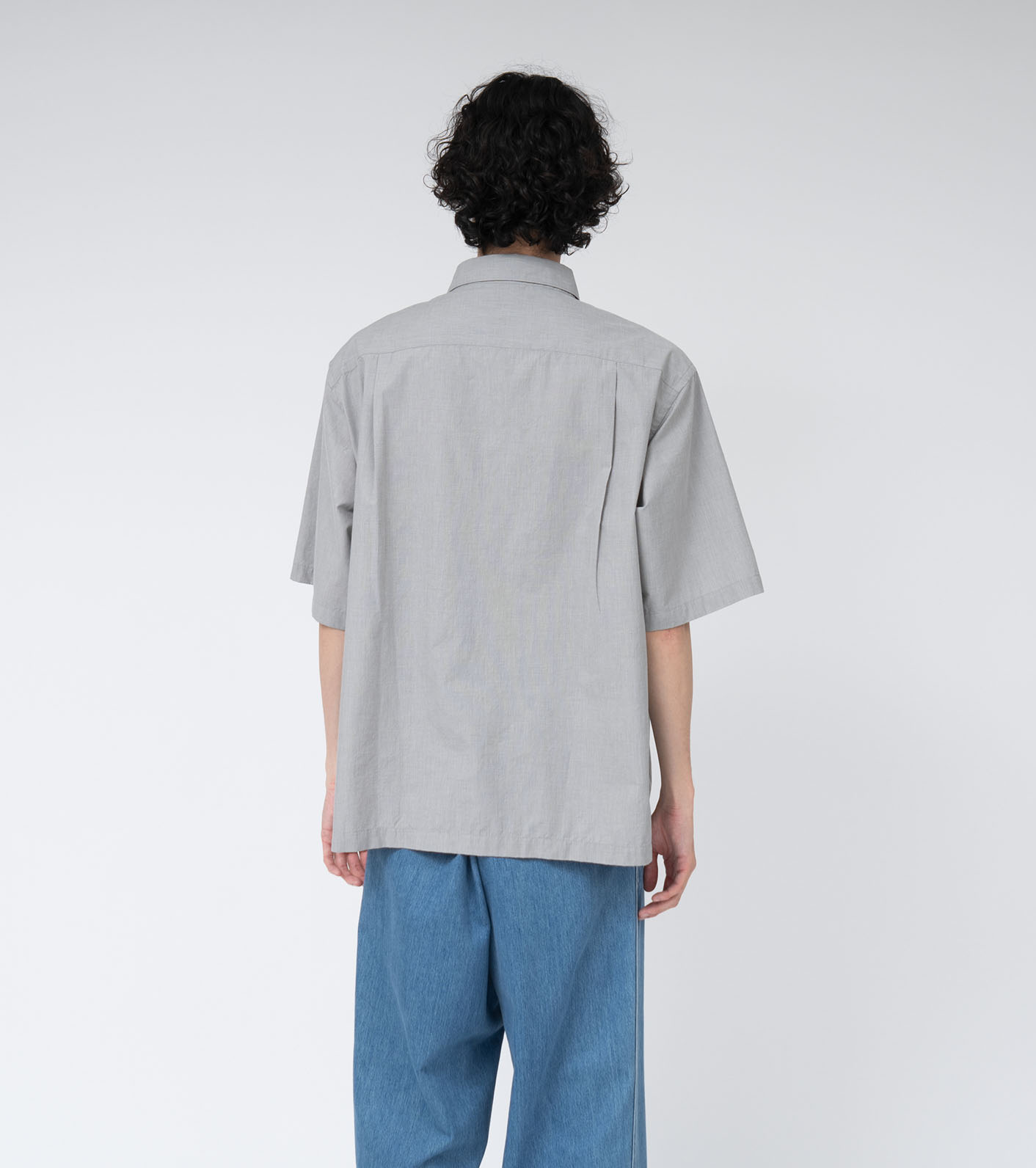 Regular Collar End On End S/S Shirt