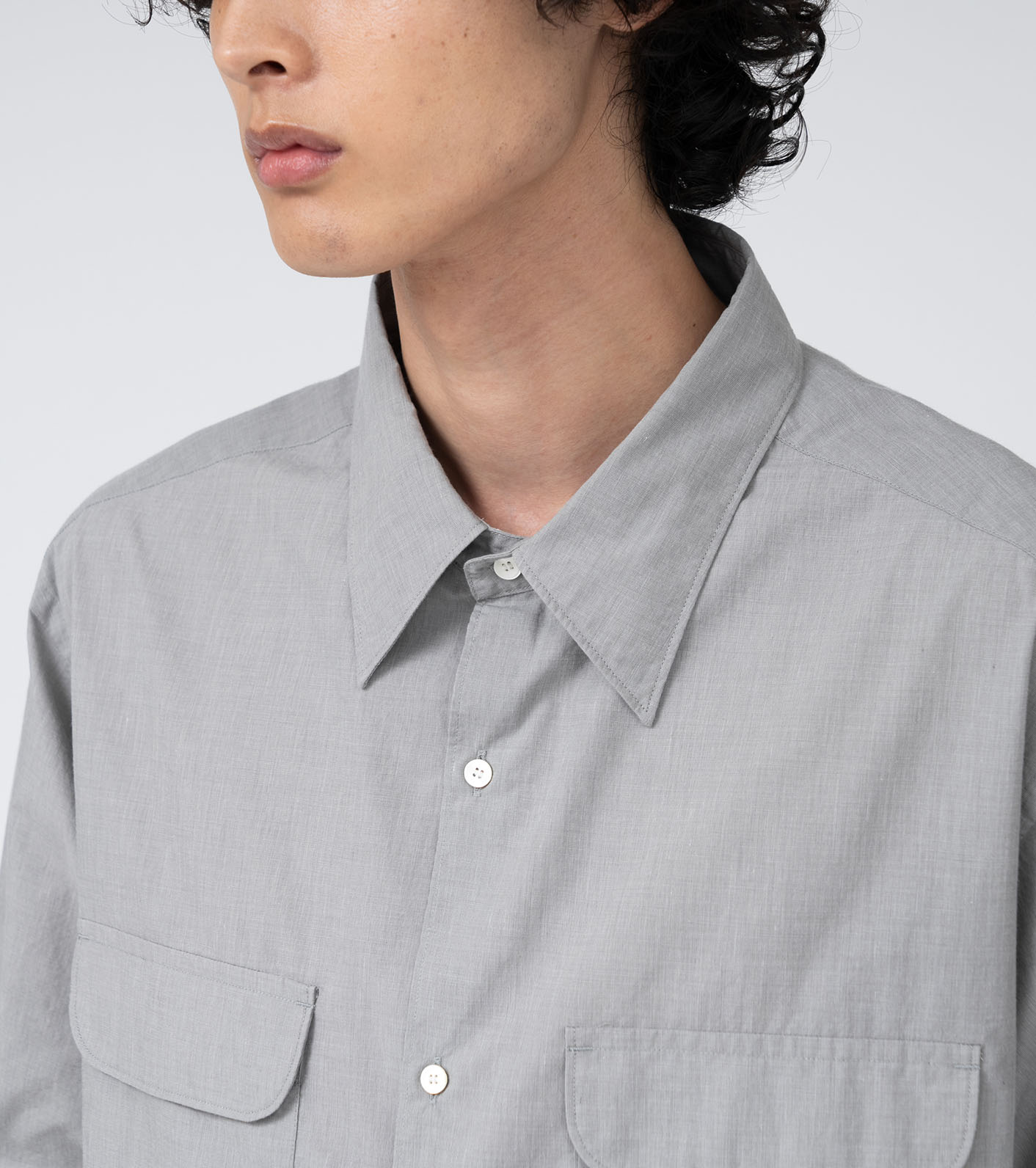 Regular Collar End On End S/S Shirt