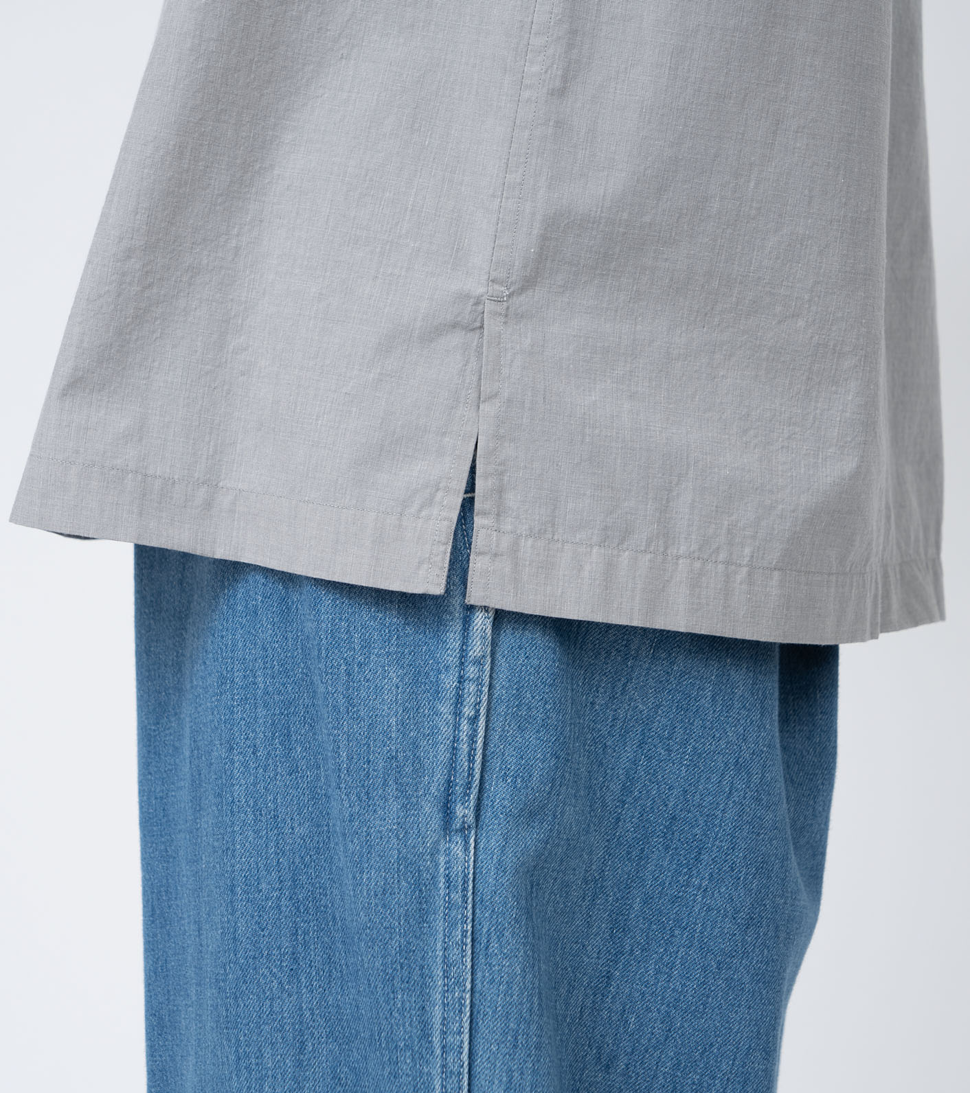 Regular Collar End On End S/S Shirt