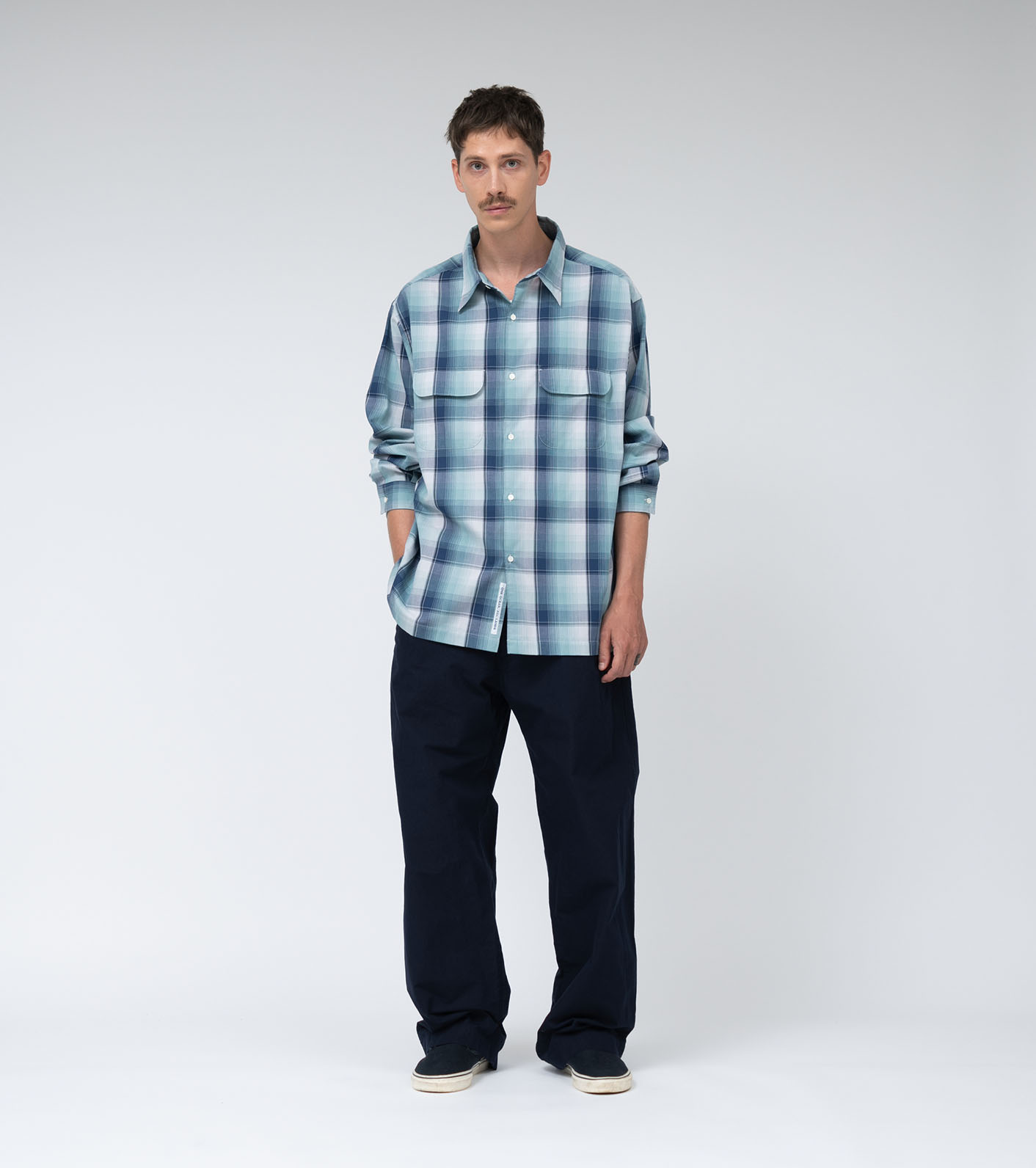 Regular Collar Pique Shirt