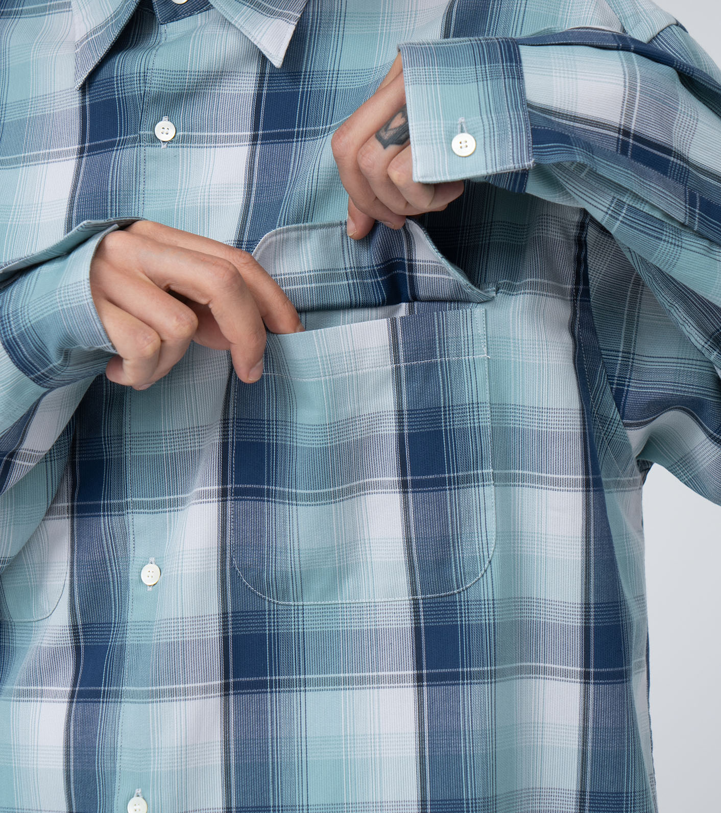 Regular Collar Pique Shirt