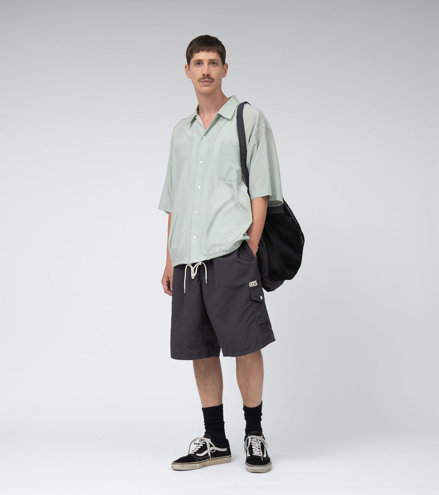 Open Collar S/S Shirt