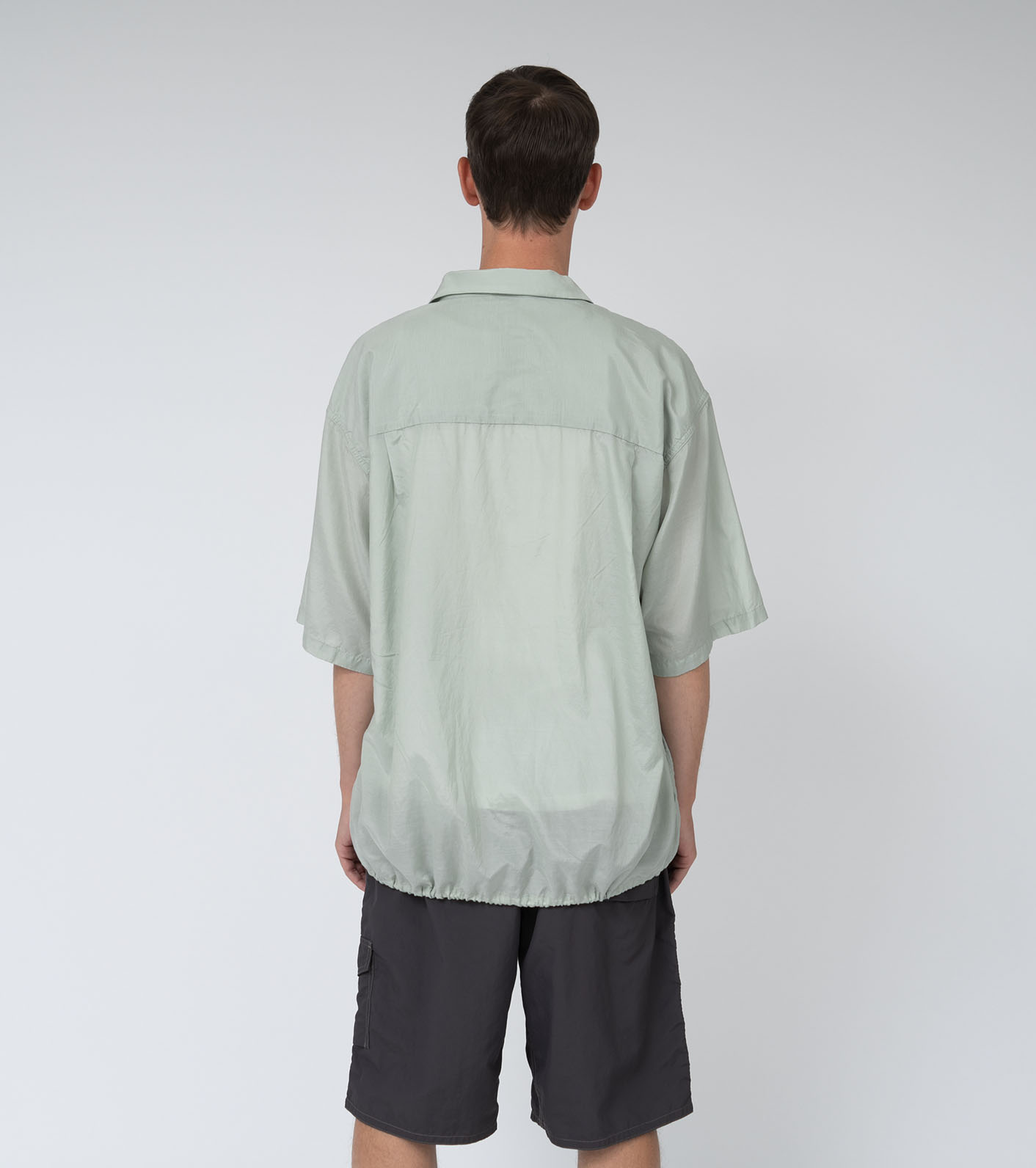 Open Collar S/S Shirt