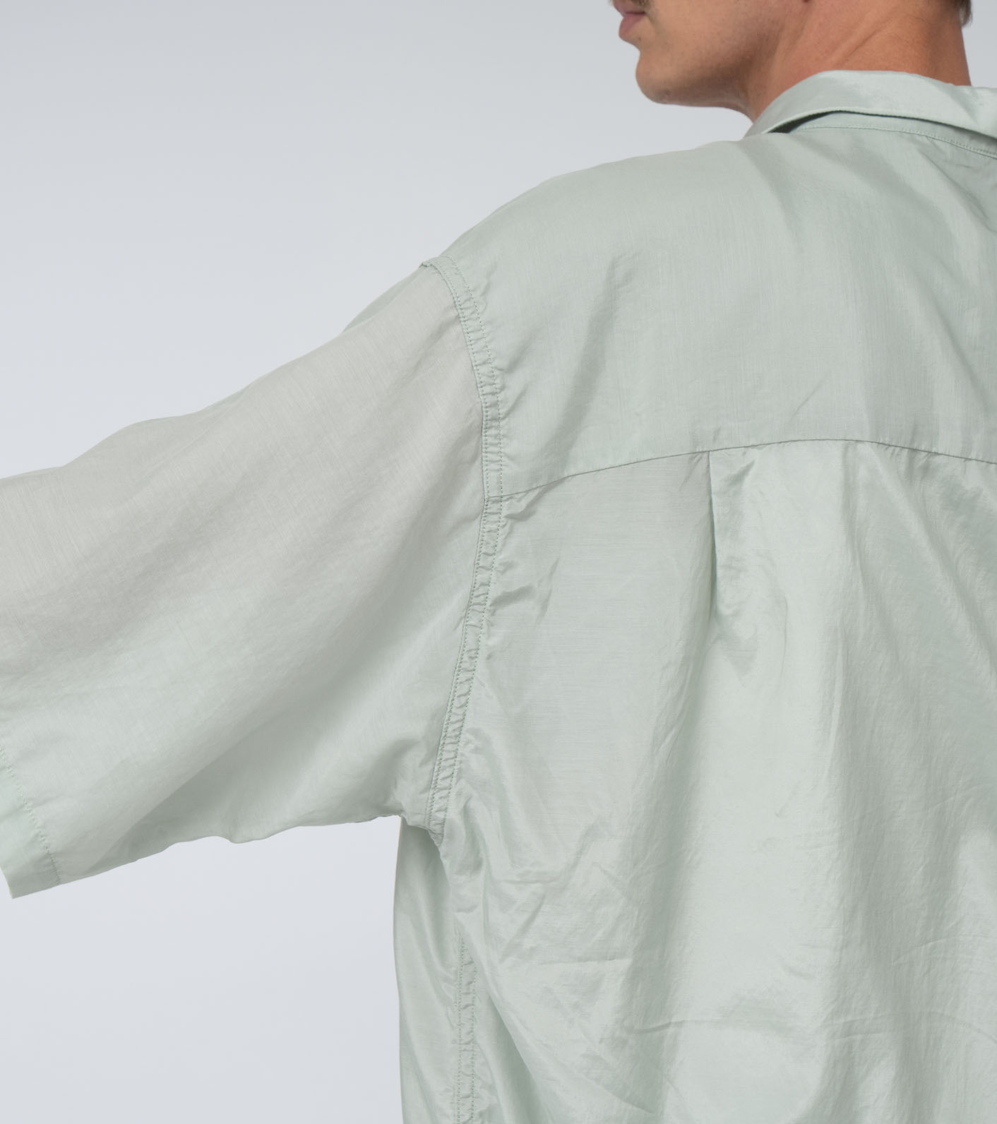 Open Collar S/S Shirt