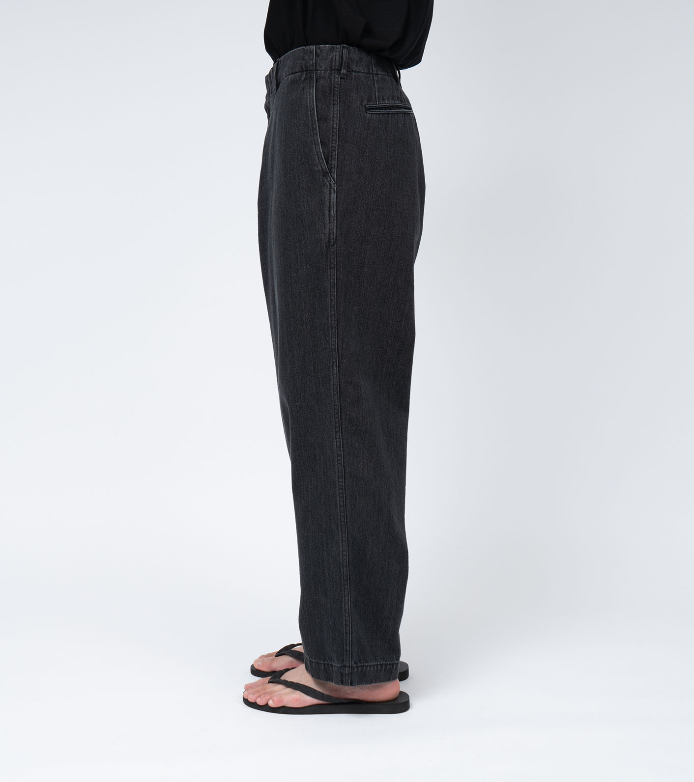 Wide Denim Pants