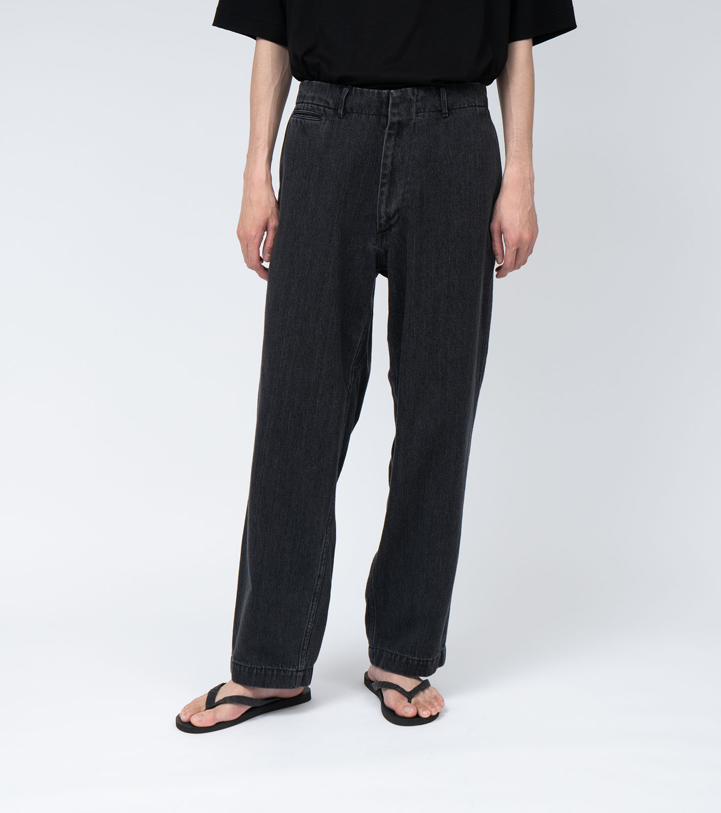 Wide Denim Pants