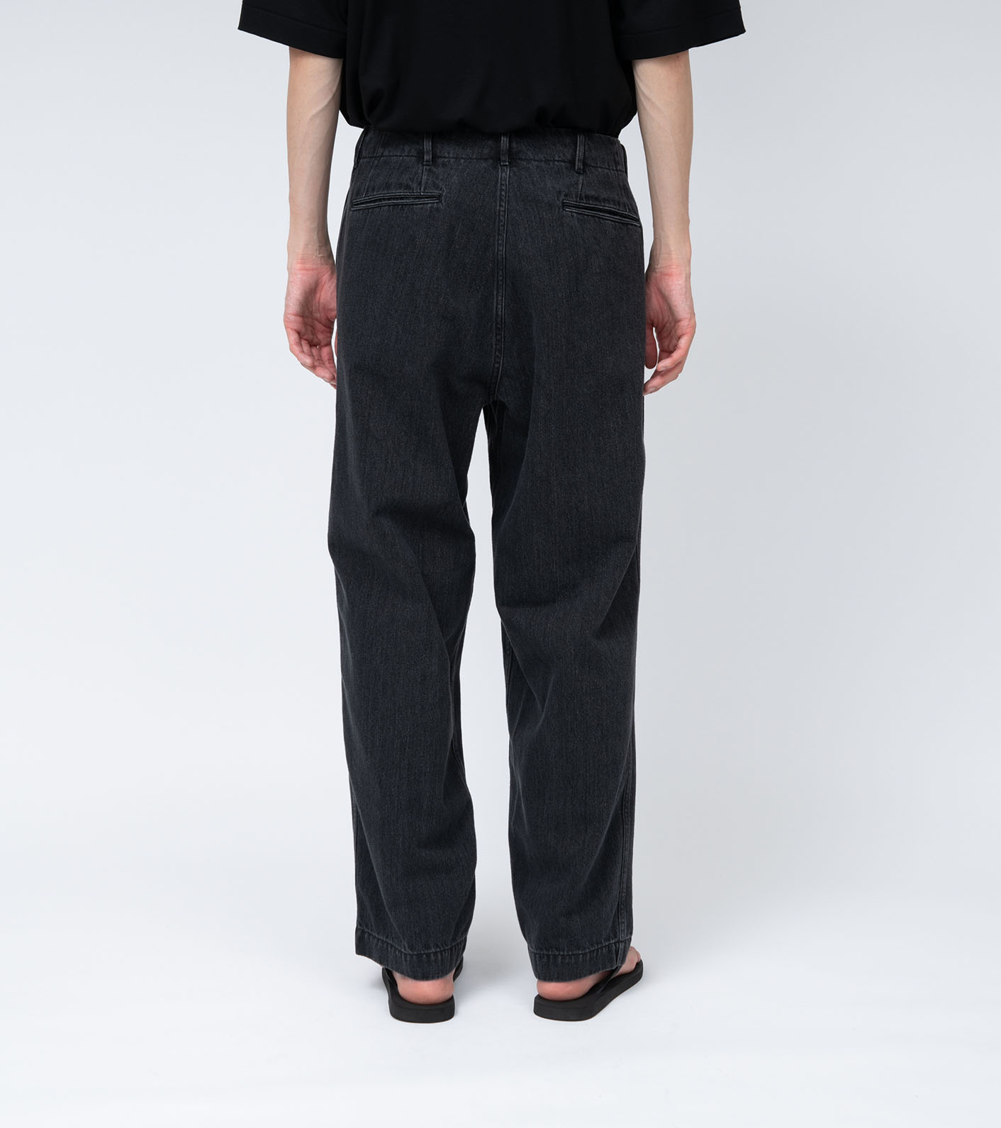 Wide Denim Pants