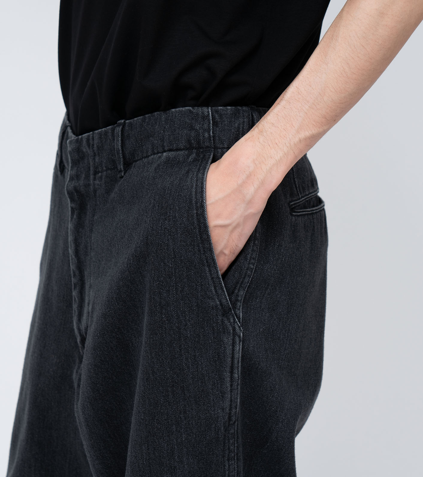 Wide Denim Pants