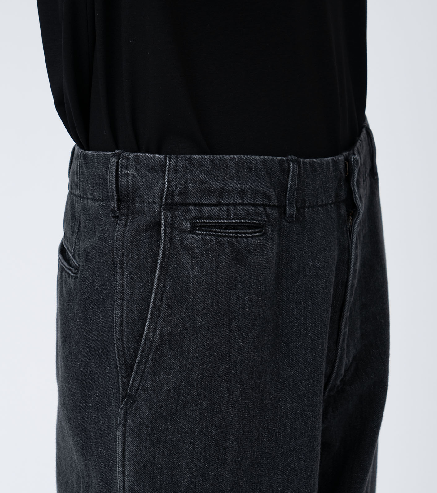 Wide Denim Pants