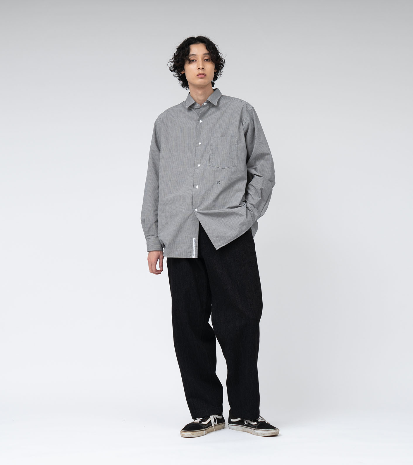 Wide Denim Pants