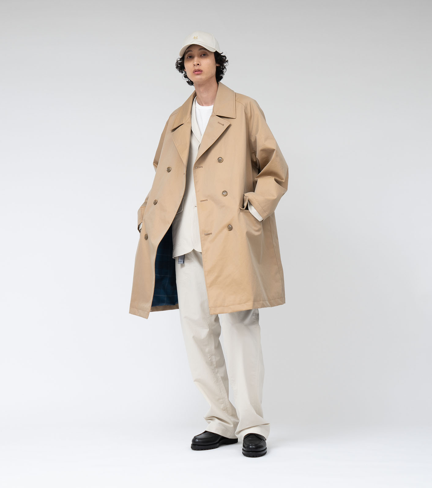 2L Cotton GORE-TEX Double Breasted Coat