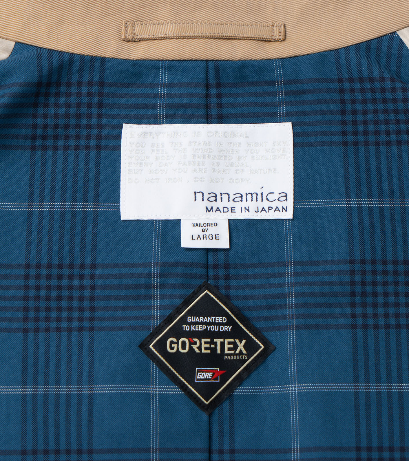 2L Cotton GORE-TEX Double Breasted Coat