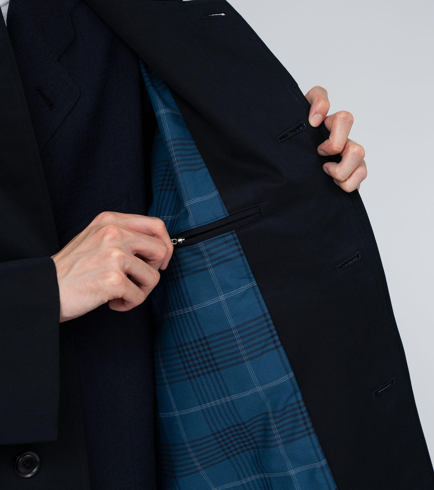 2L Cotton GORE-TEX Balmacaan Coat