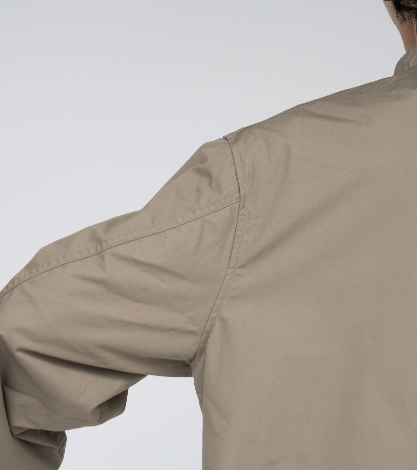 Band Collar Shirt Jacket