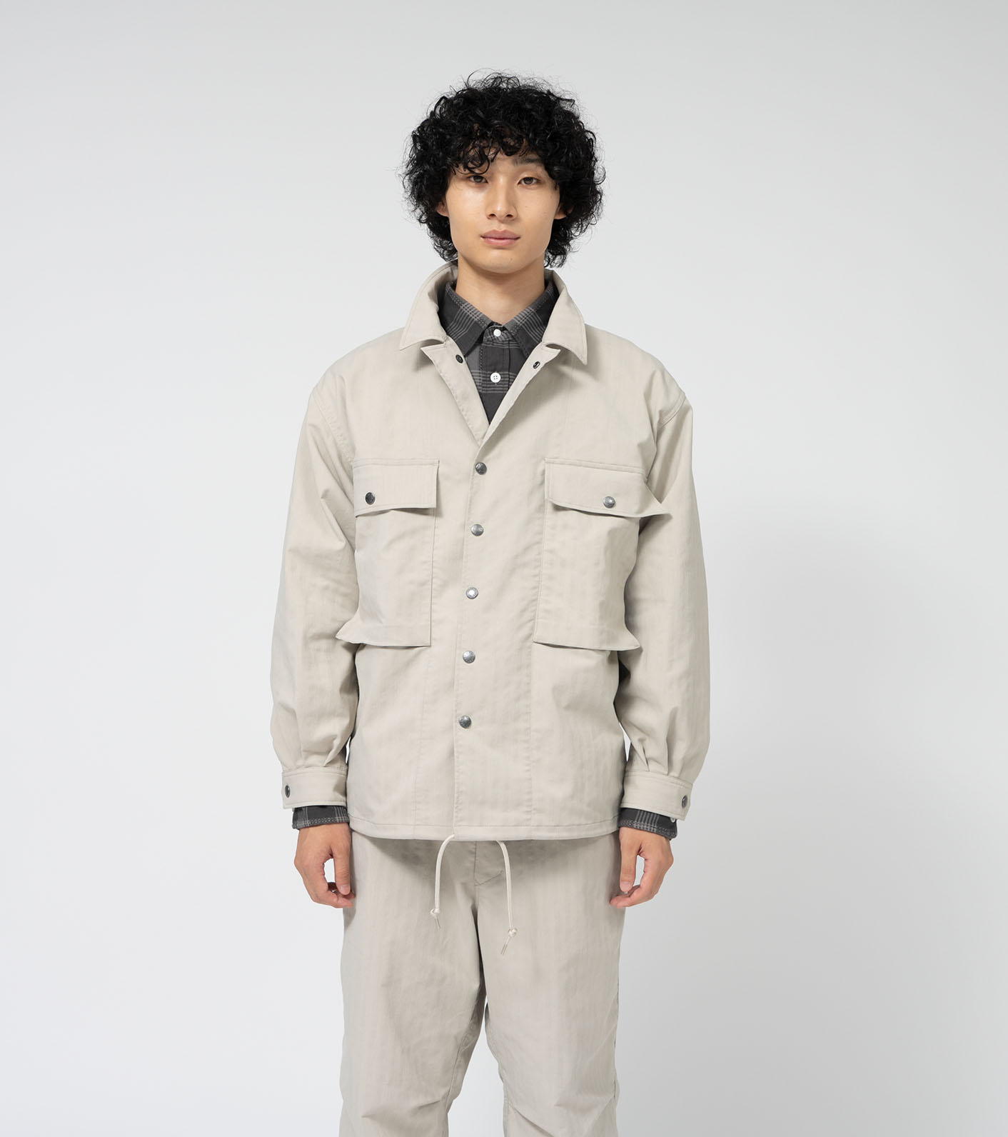 Herringbone Field Shirt Jacket